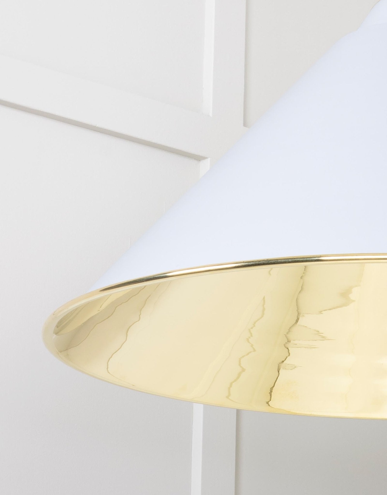Smooth Brass Hockley Pendant |Birch - From The Anvil - EB London