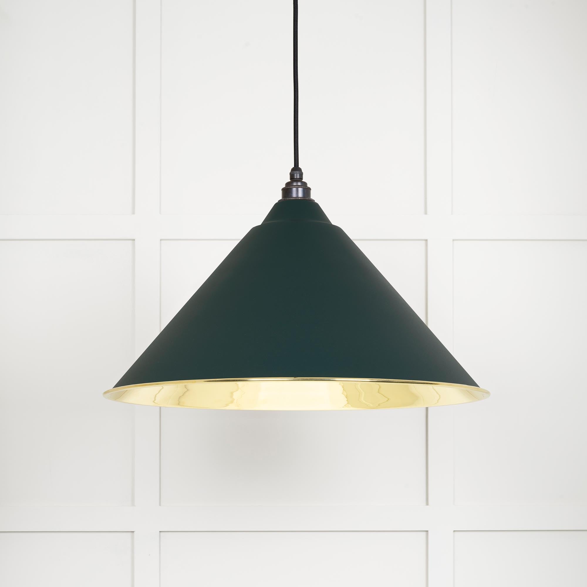 Smooth Brass Hockley Pendant | Dingle - From The Anvil - EB London
