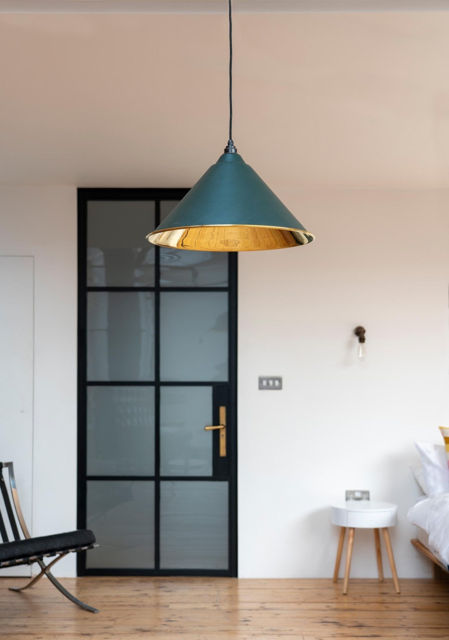 Smooth Brass Hockley Pendant | Dingle - From The Anvil - EB London