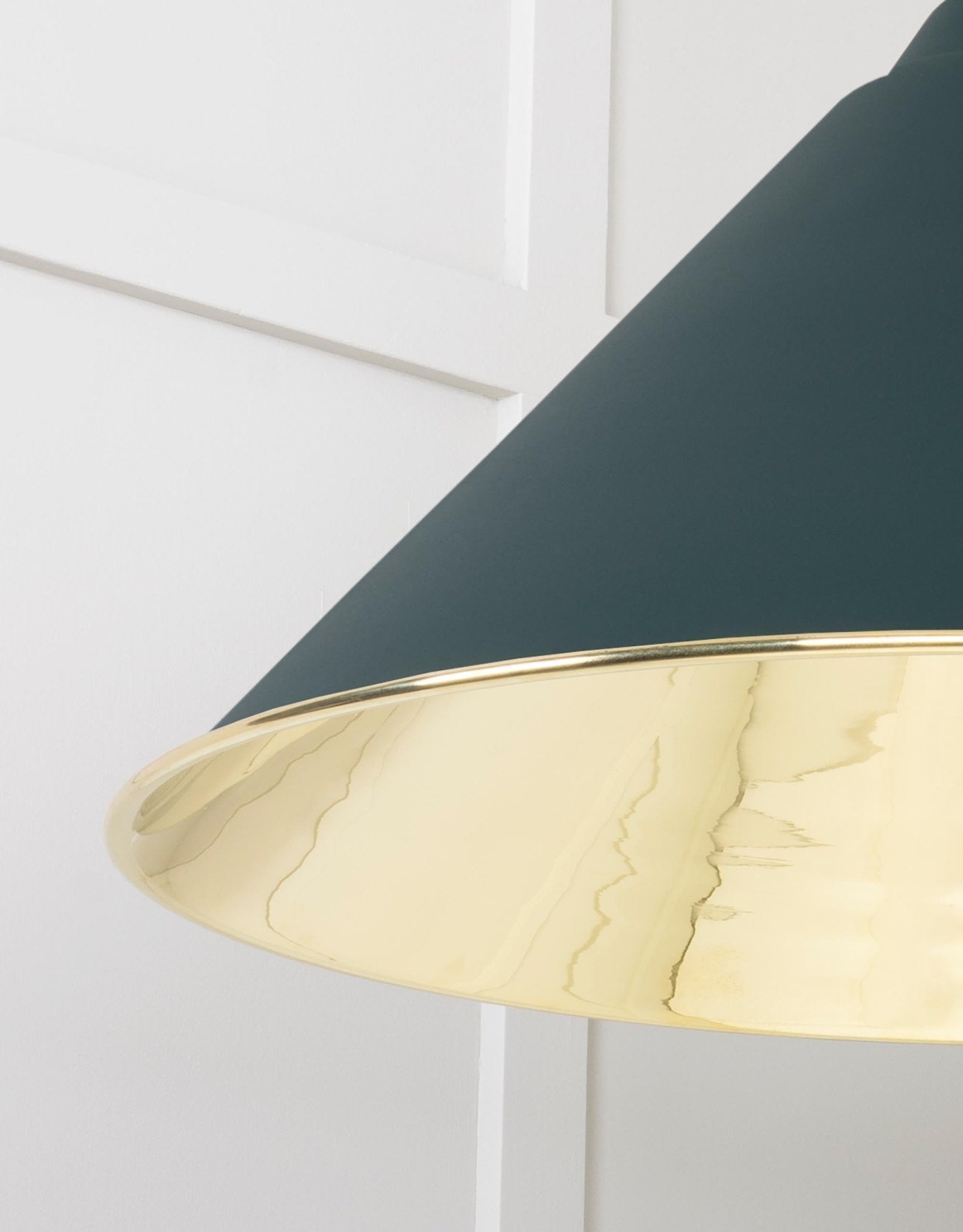 Smooth Brass Hockley Pendant | Dingle - From The Anvil - EB London