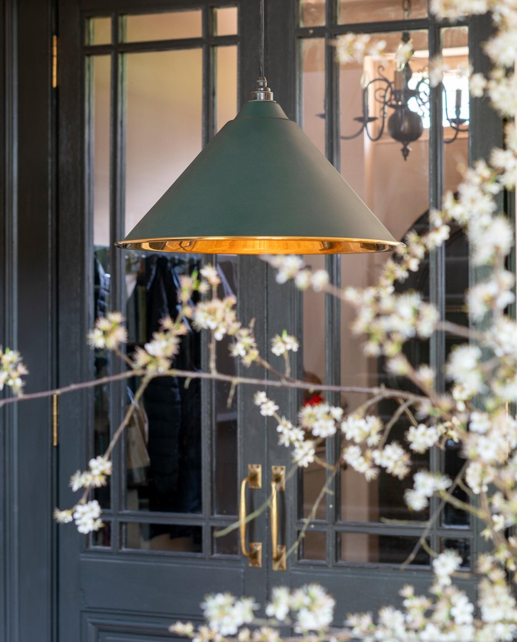 Smooth Brass Hockley Pendant | Dingle - From The Anvil - EB London