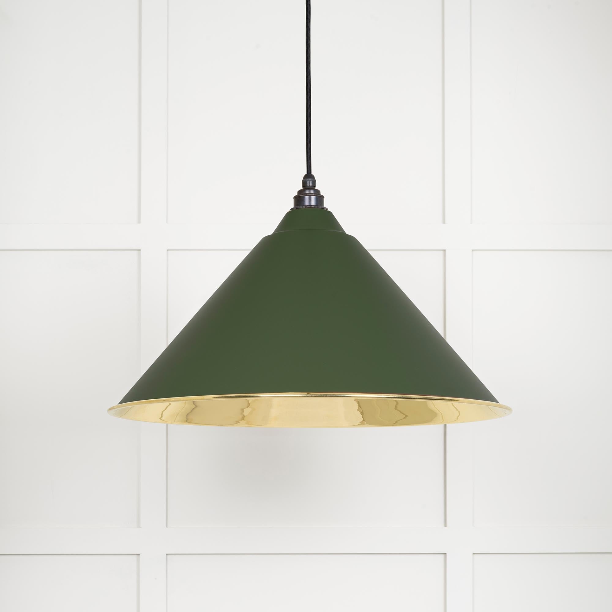 Smooth Brass Hockley Pendant | Heath - From The Anvil - EB London