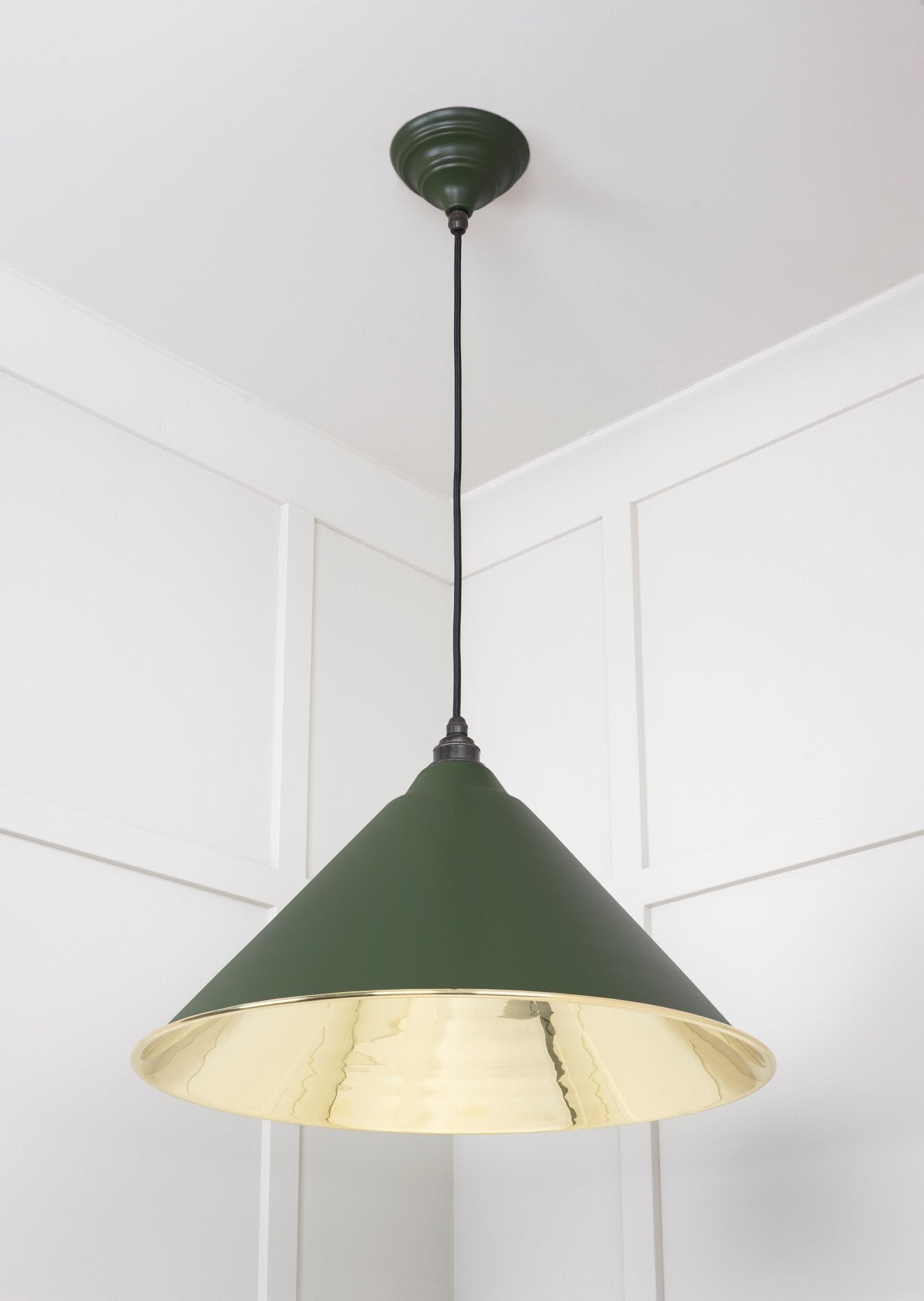 Smooth Brass Hockley Pendant | Heath - From The Anvil - EB London