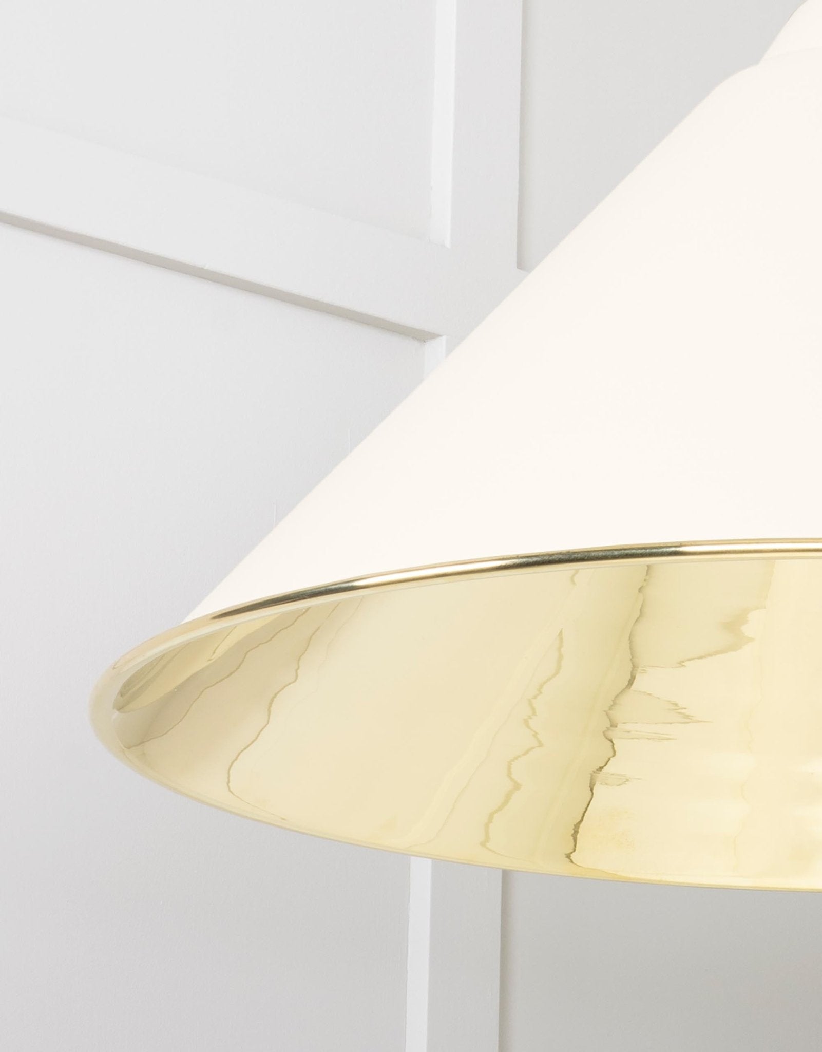 Smooth Brass Hockley Pendant | Teasel - From The Anvil - EB London