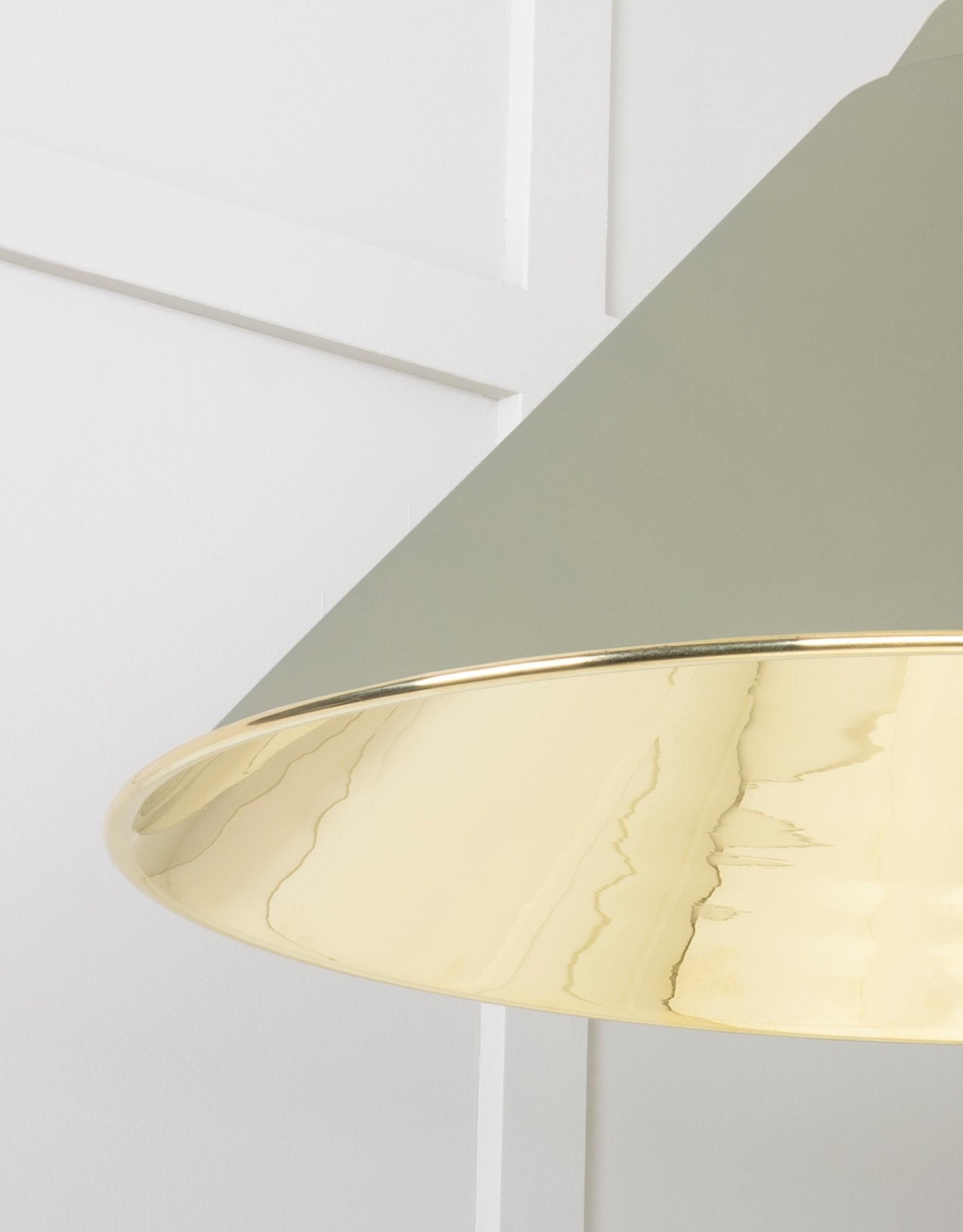 Smooth Brass Hockley Pendant | Tump - From The Anvil - EB London