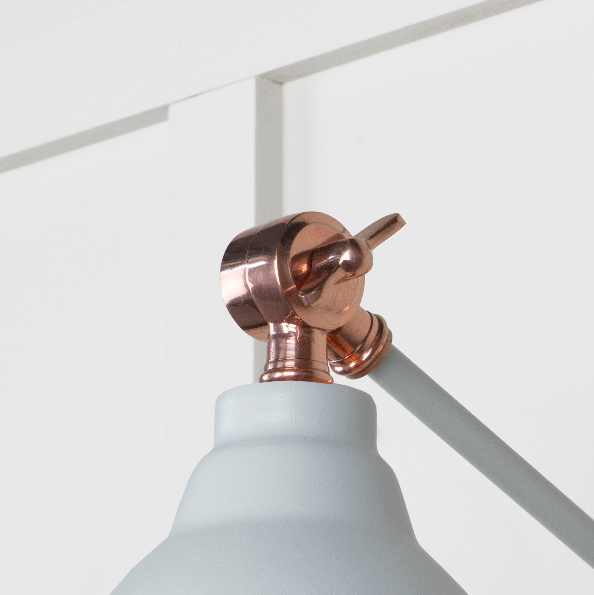 Smooth Copper Brindley Wall Light | Smooth Copper Birch - From the Anvil - EB London