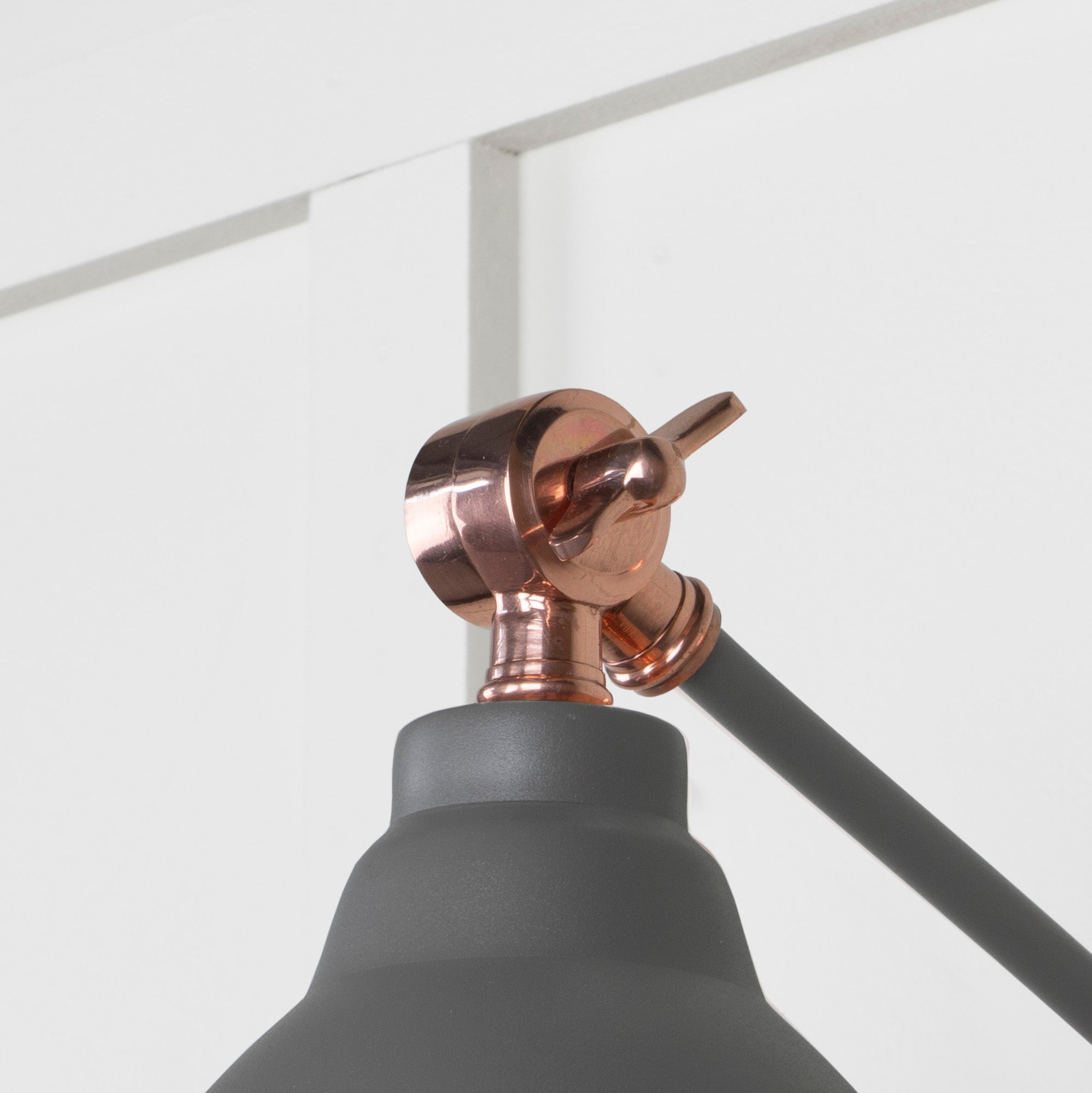 Smooth Copper Brindley Wall Light | Smooth Copper Bluff - From the Anvil - EB London