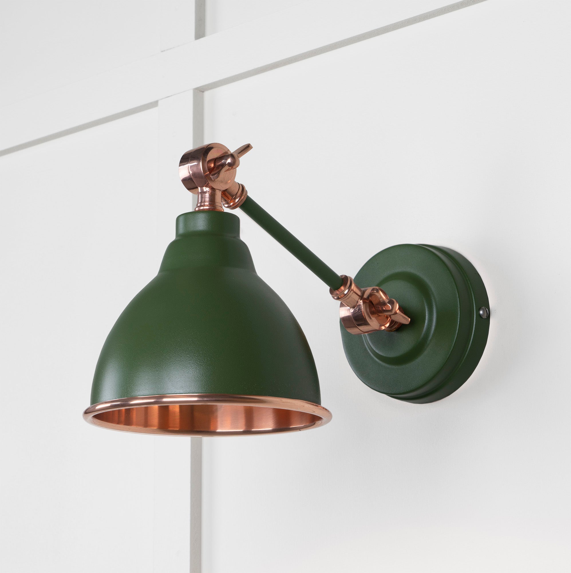 Smooth Copper Brindley Wall Light | Smooth Copper Heath - From the Anvil - EB London