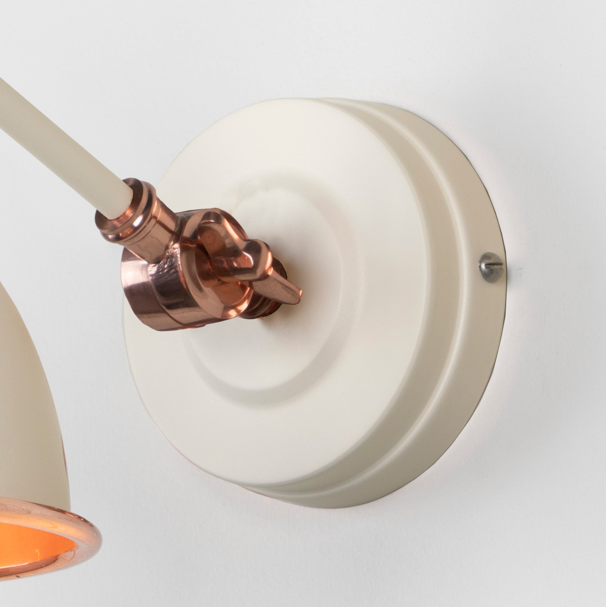Smooth Copper Brindley Wall Light | Smooth Copper Teasel - From the Anvil - EB London