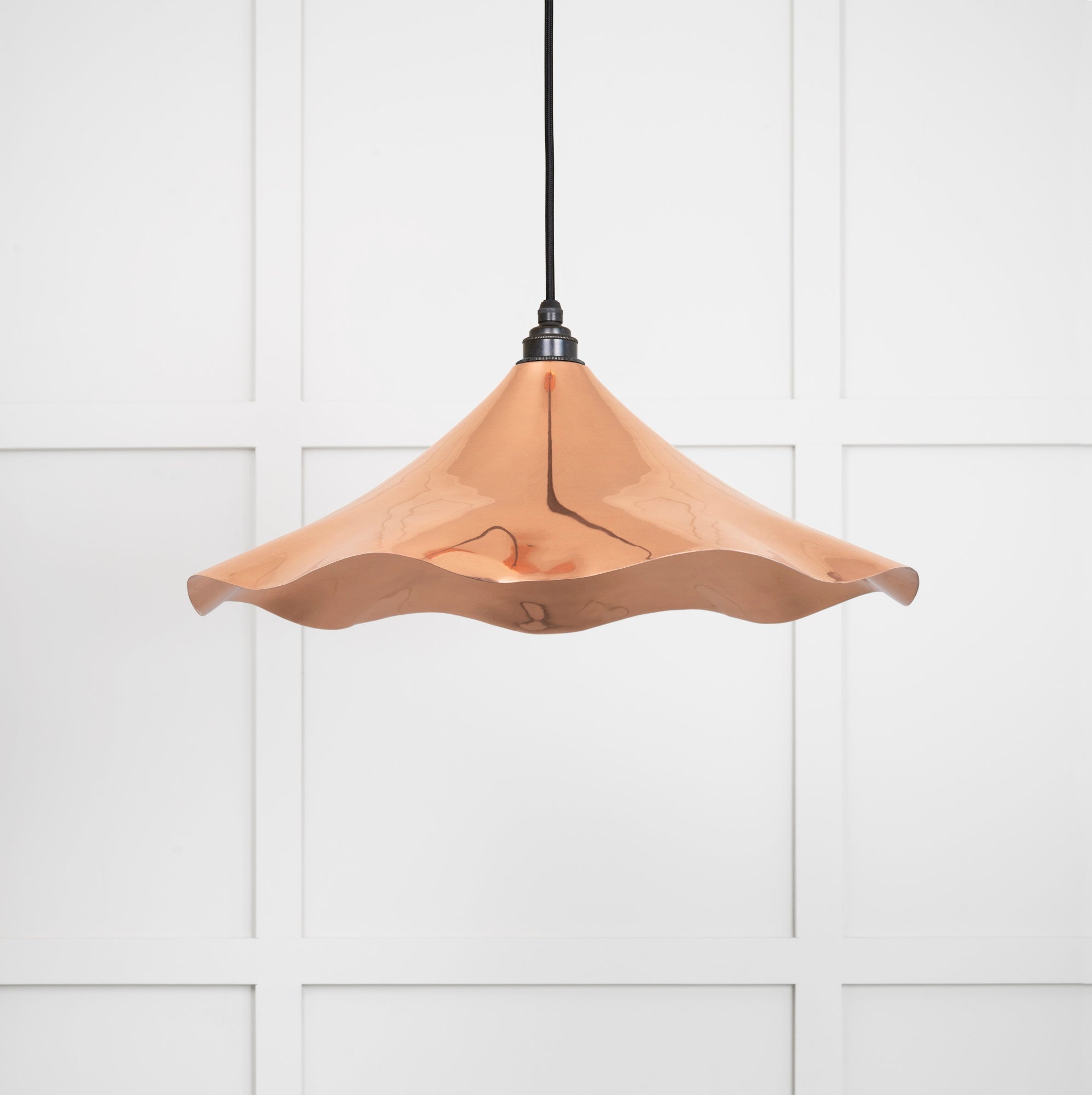Smooth Copper Flora Pendant | Bare - From The Anvil - EB London
