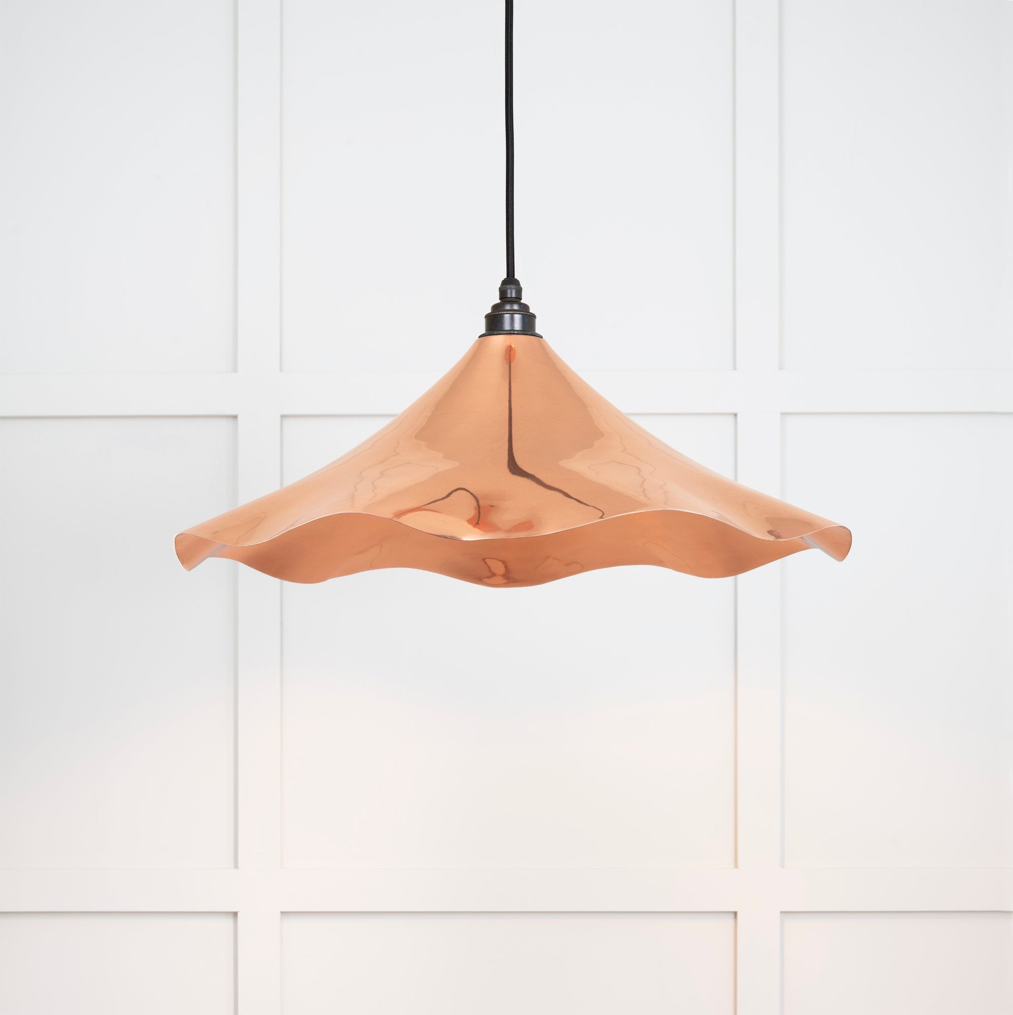 Smooth Copper Flora Pendant | Bare - From The Anvil - EB London