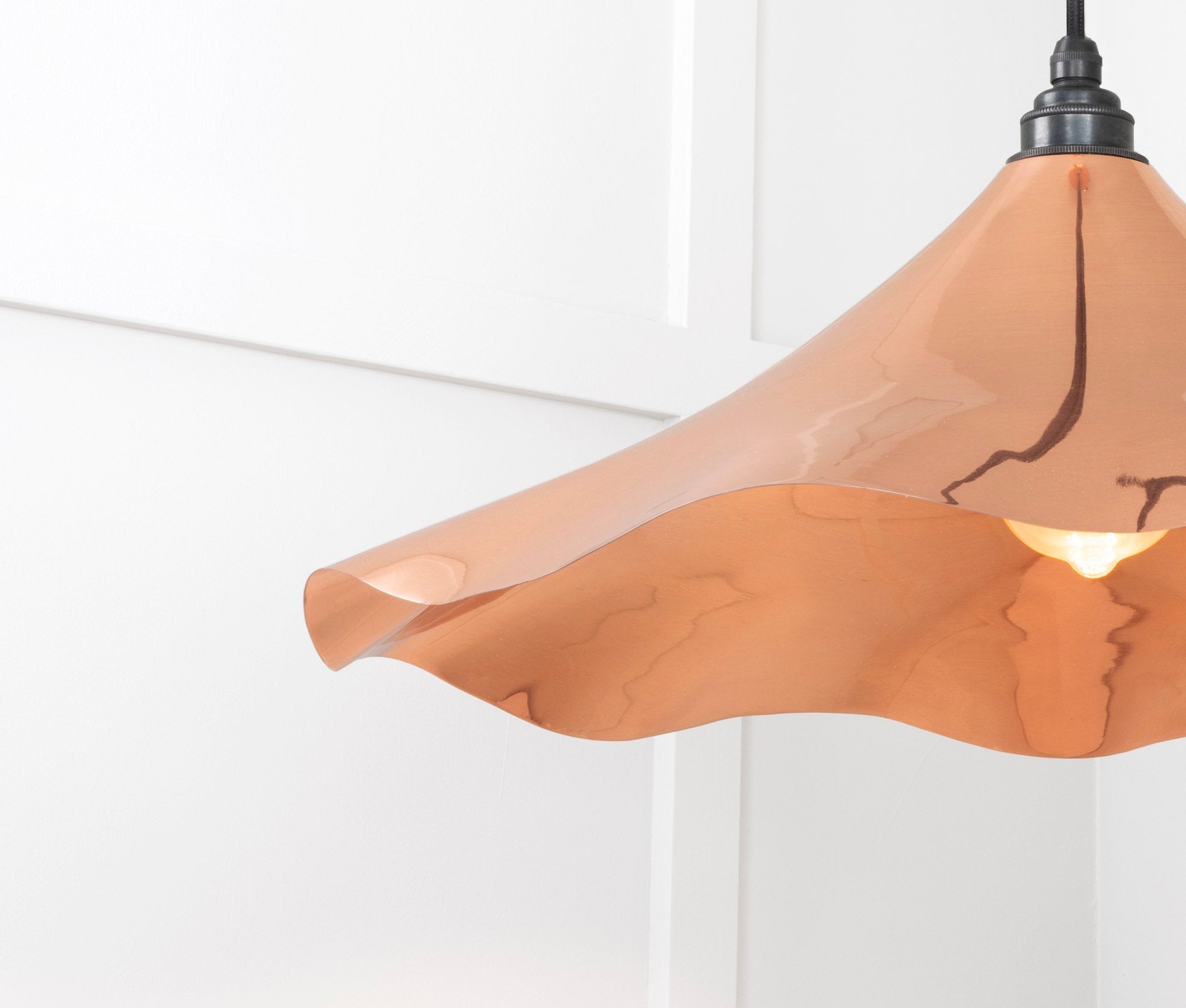 Smooth Copper Flora Pendant | Bare - From The Anvil - EB London