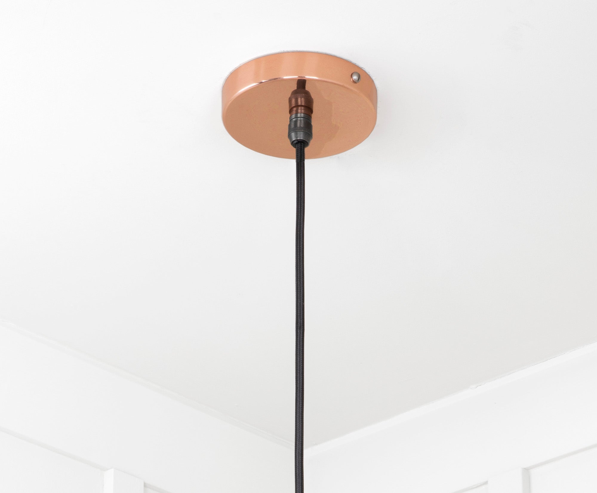 Smooth Copper Flora Pendant | Bare - From The Anvil - EB London