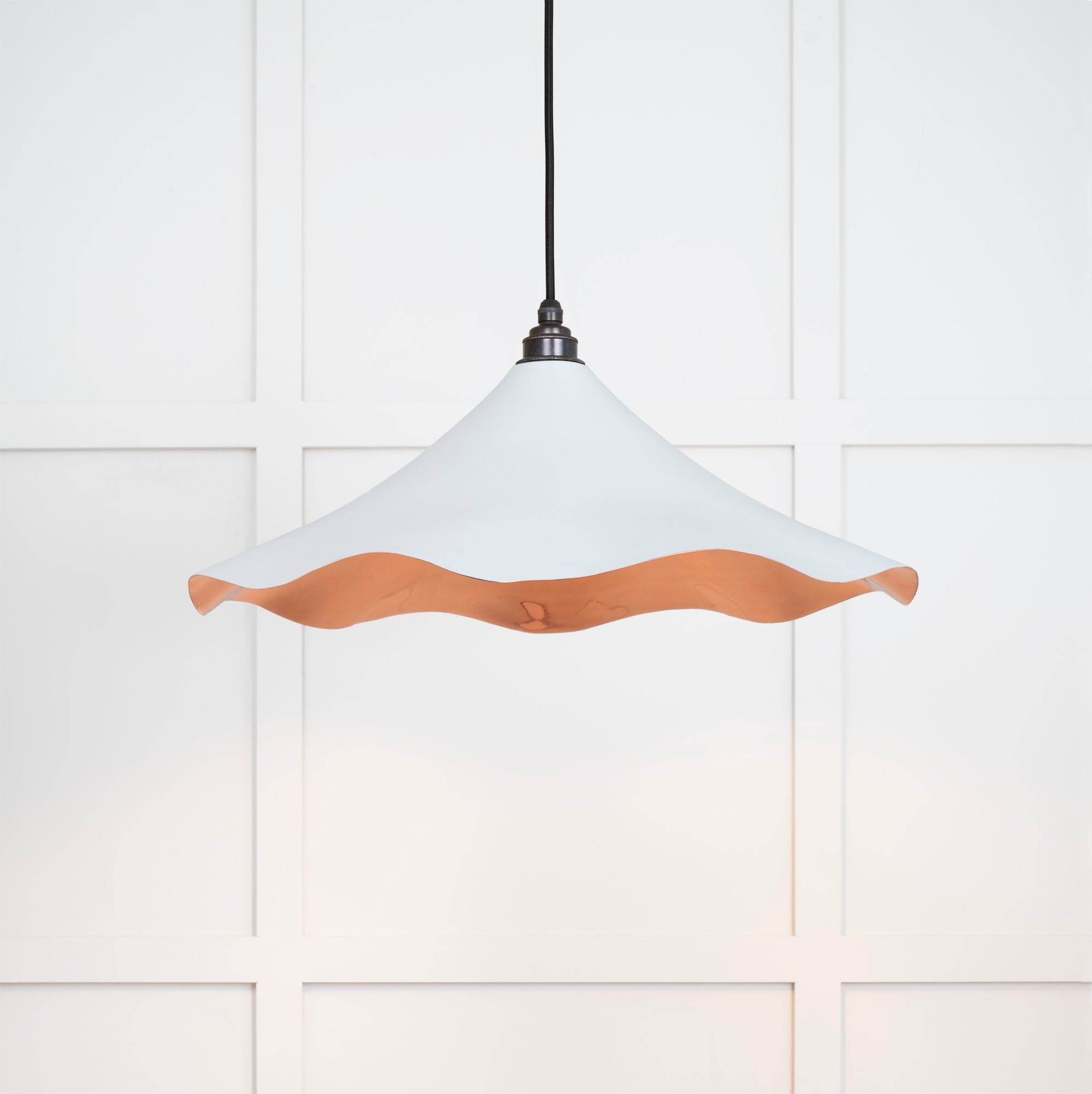 Smooth Copper Flora Pendant | Birch - From The Anvil - EB London