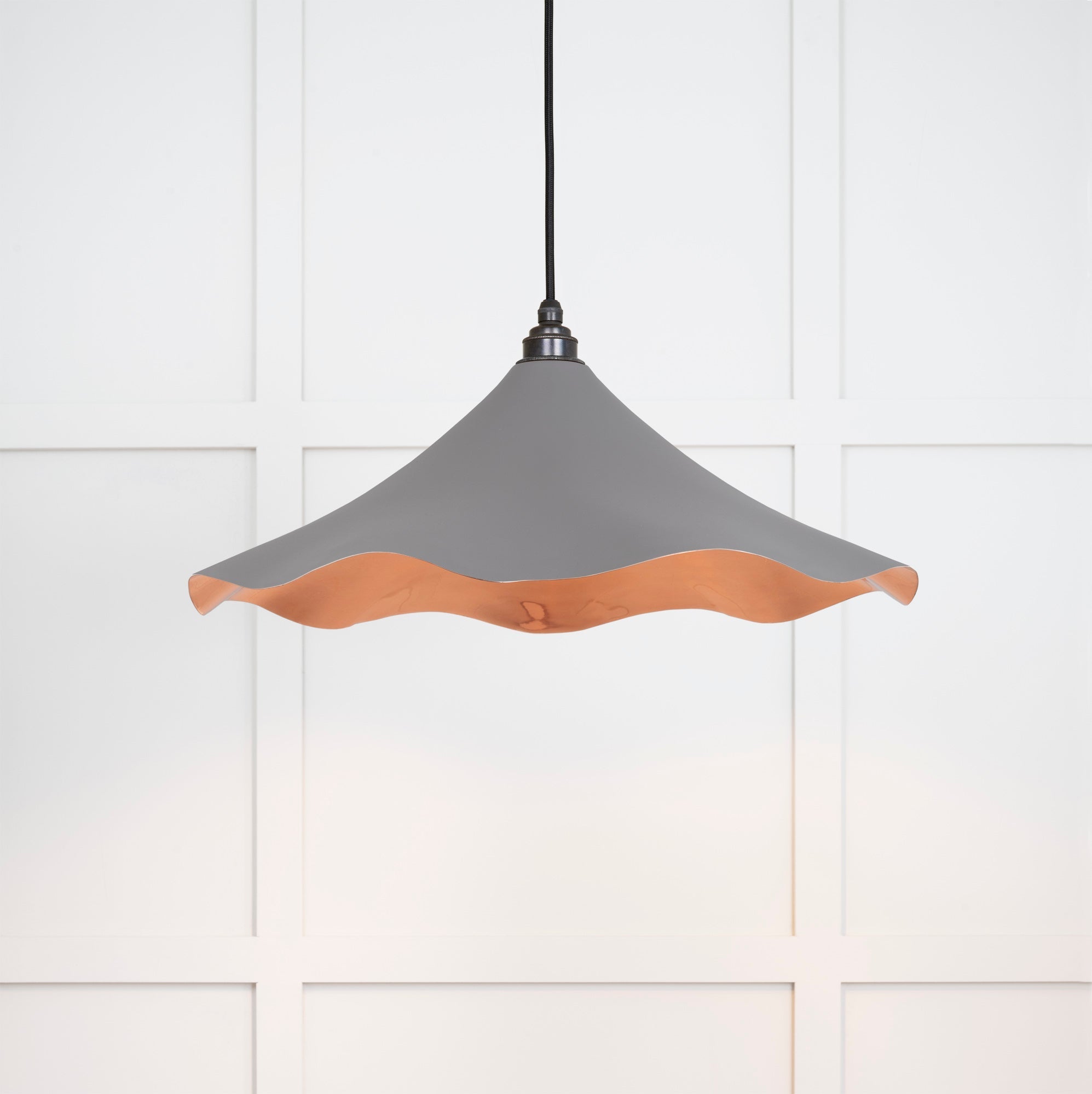 Smooth Copper Flora Pendant | Bluff - From The Anvil - EB London