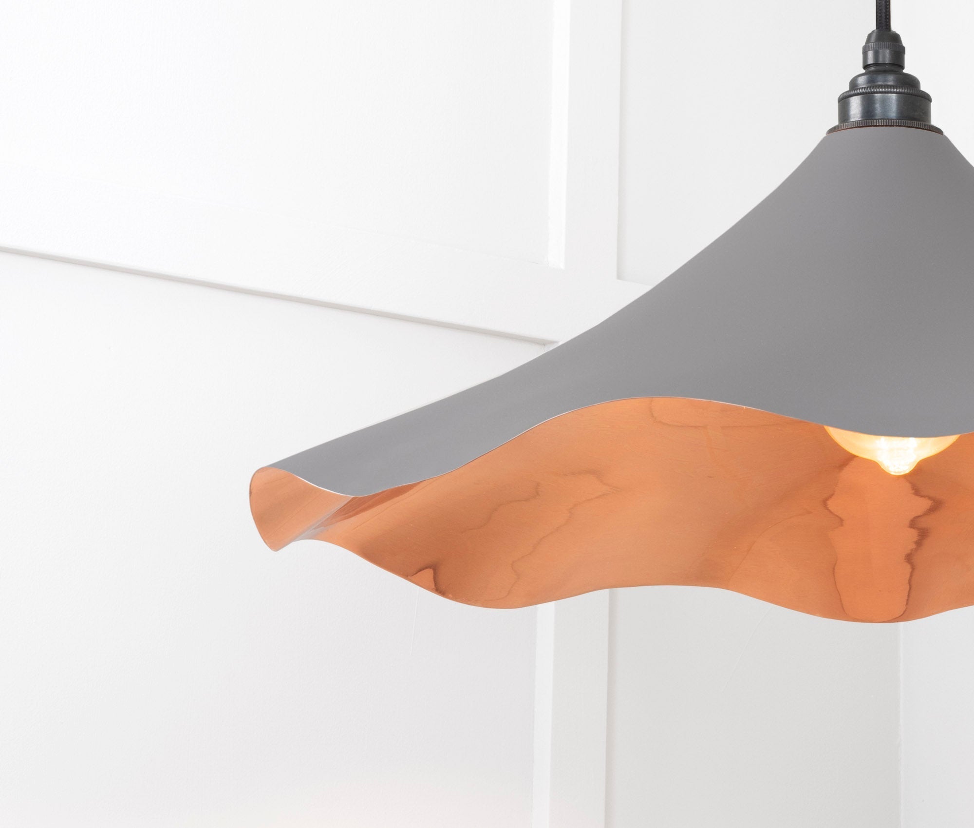 Smooth Copper Flora Pendant | Bluff - From The Anvil - EB London