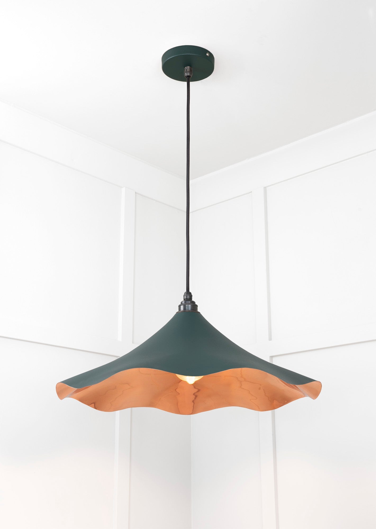 Smooth Copper Flora Pendant | Dingle - From The Anvil - EB London