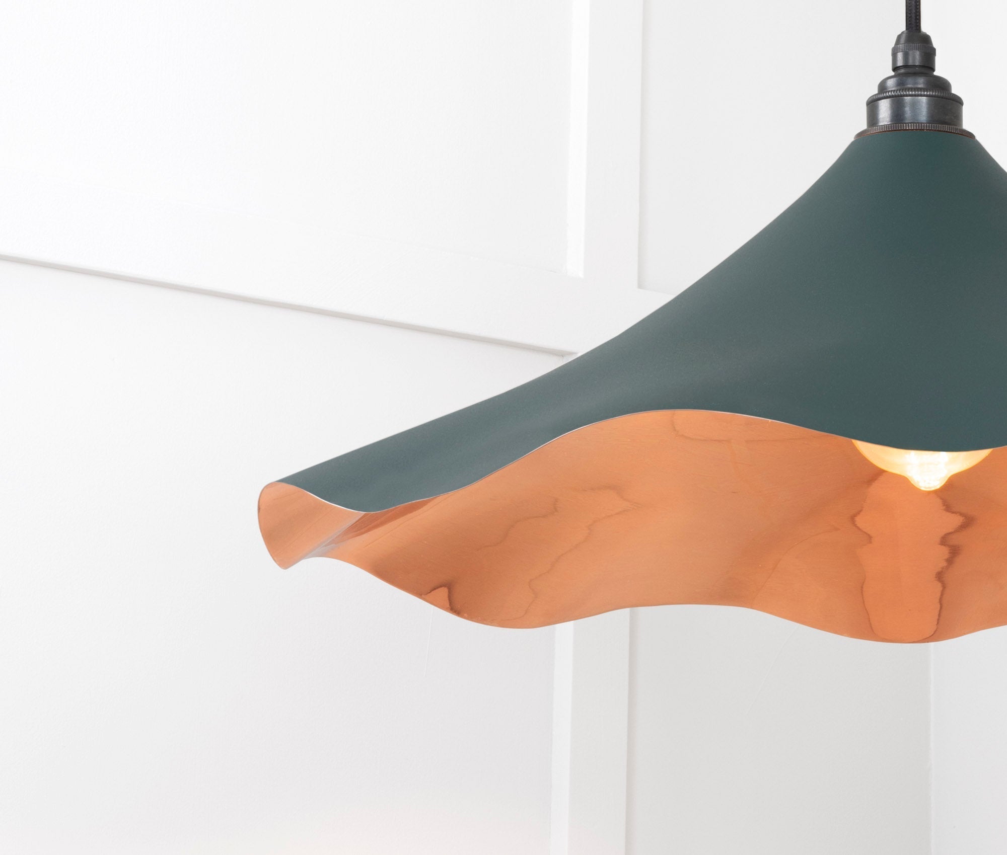 Smooth Copper Flora Pendant | Dingle - From The Anvil - EB London