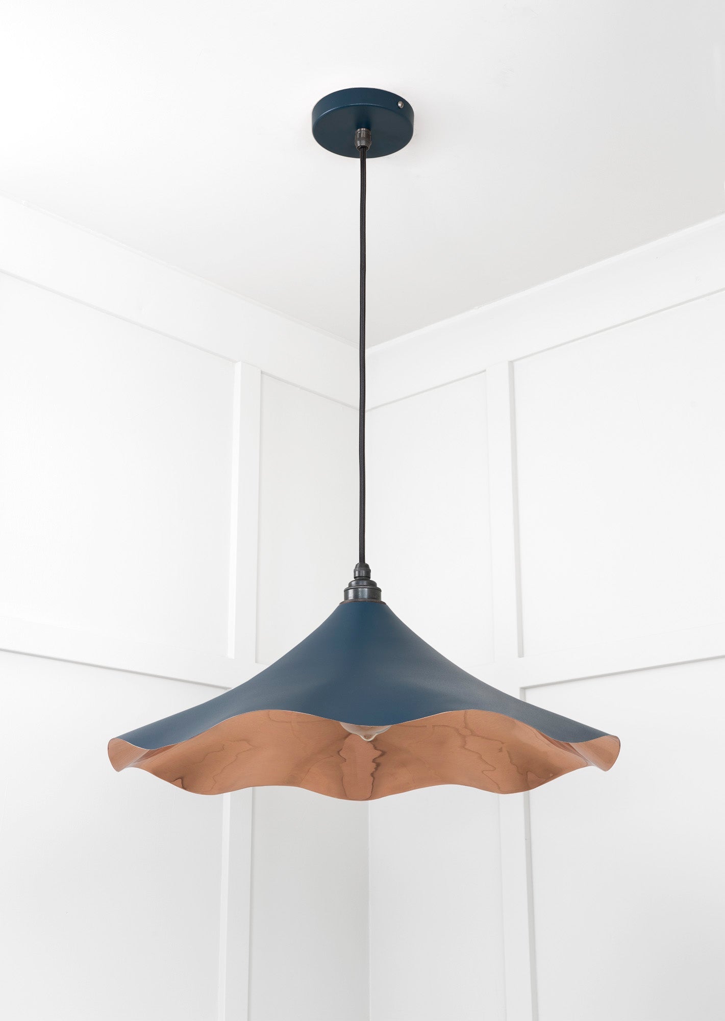 Smooth Copper Flora Pendant | Dusk - From The Anvil - EB London