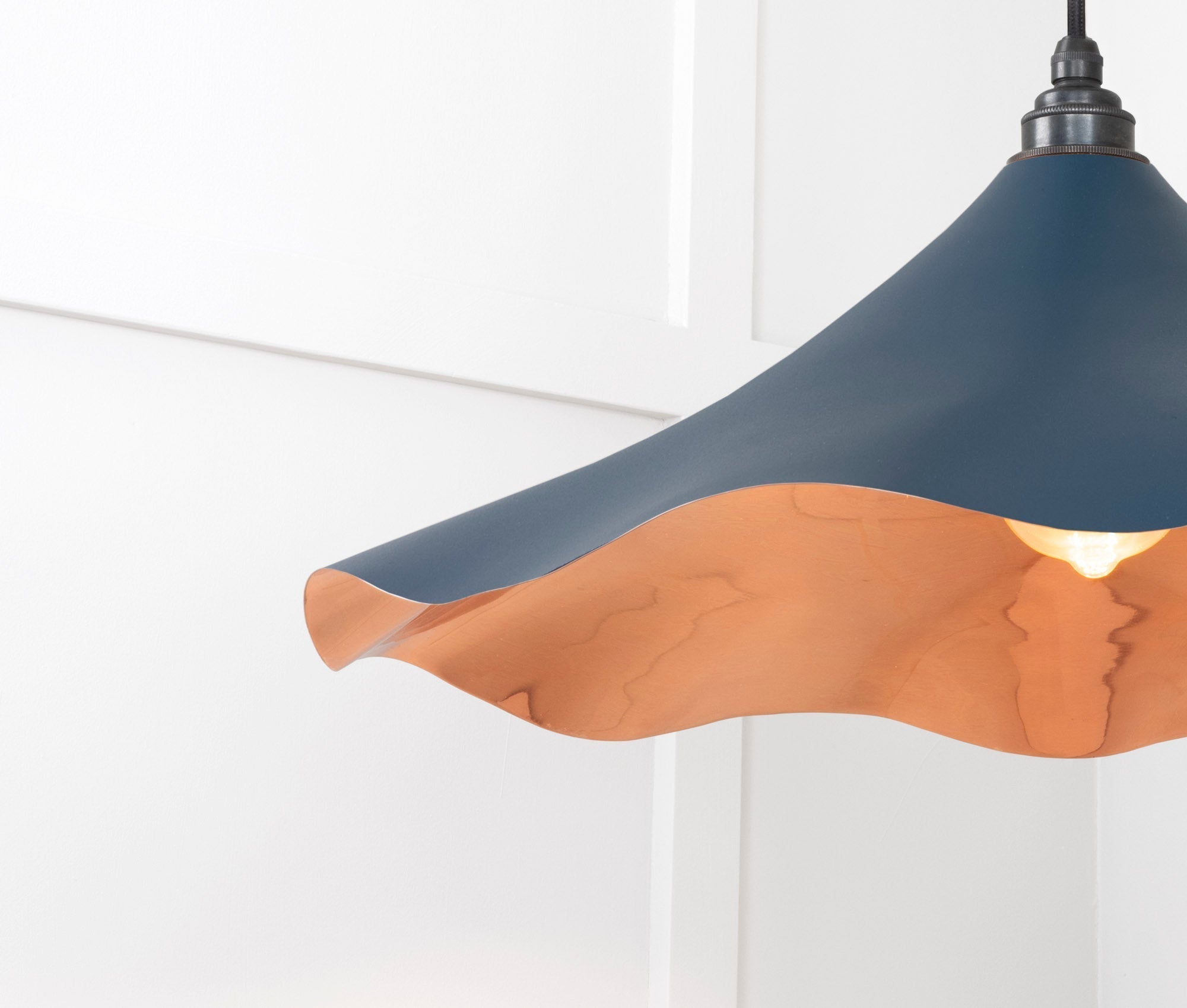 Smooth Copper Flora Pendant | Dusk - From The Anvil - EB London