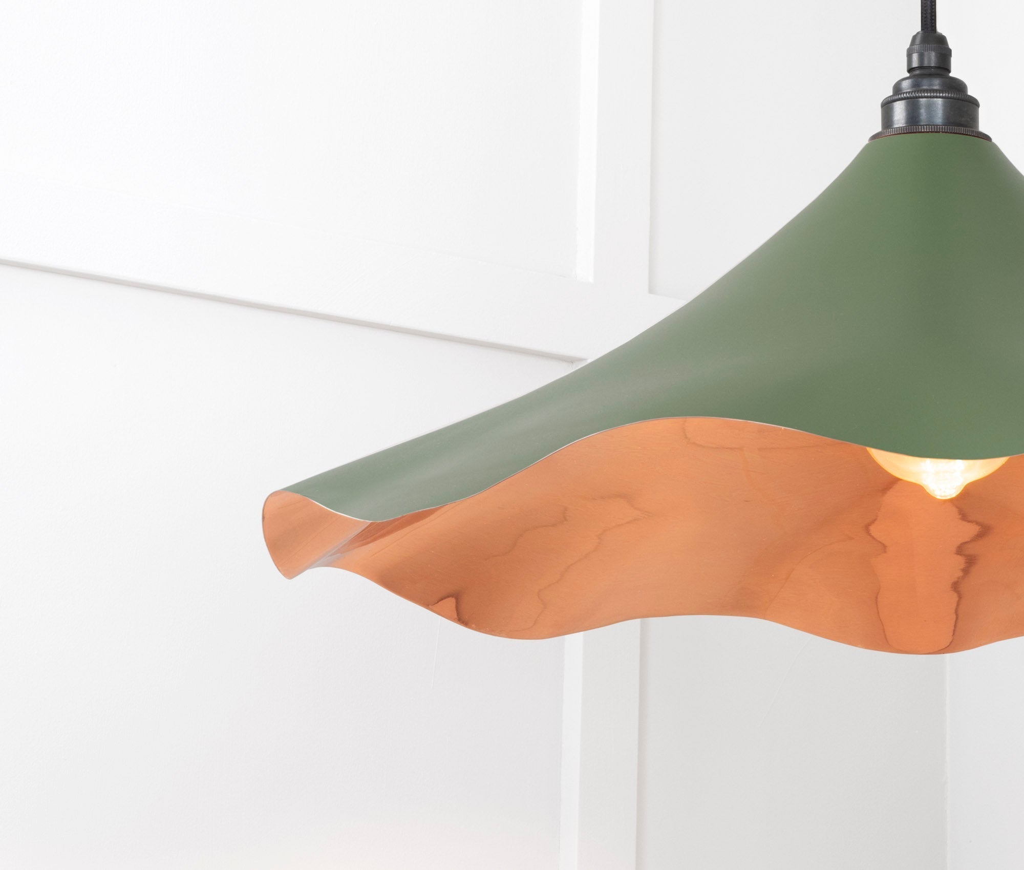 Smooth Copper Flora Pendant | Heath - From The Anvil - EB London