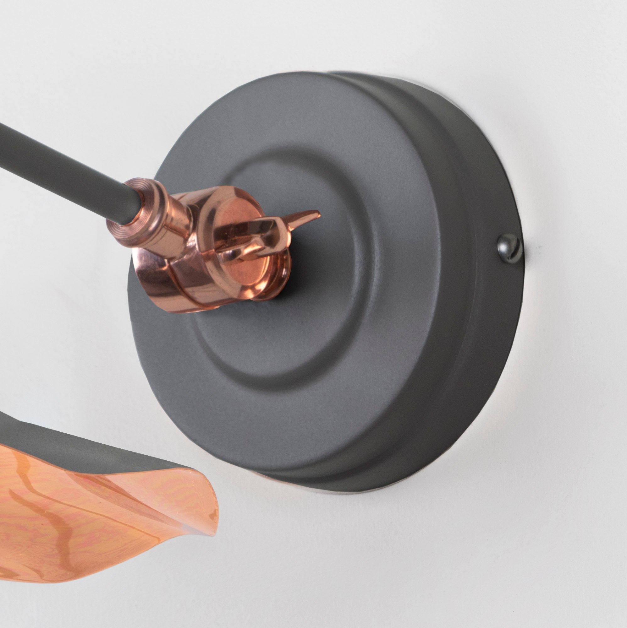 Smooth Copper Flora Wall Light | Smooth Copper Bluff - From The Anvil - EB London