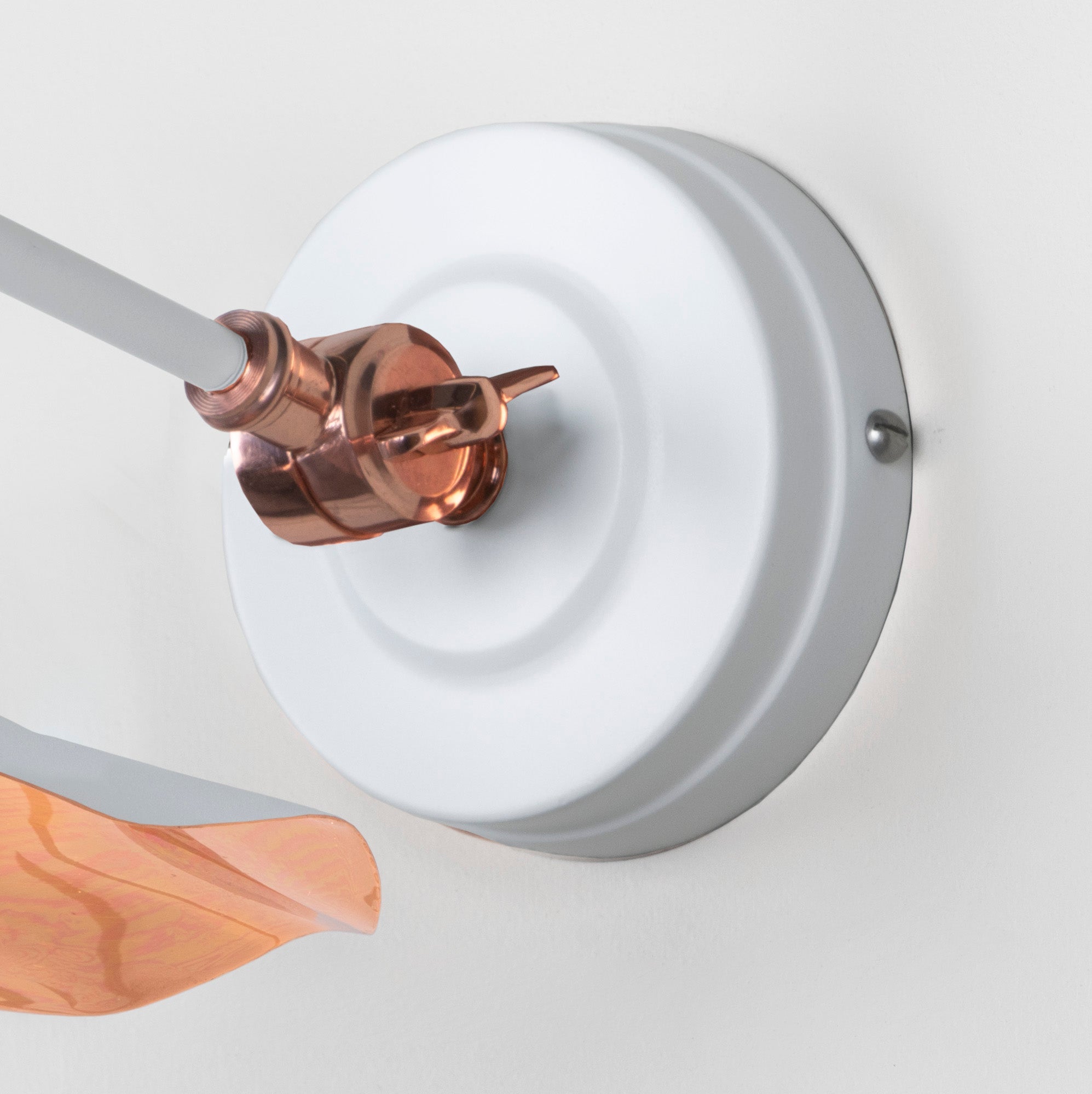 Smooth Copper Flora Wall Light | Smooth Copper Flock - From the Anvil - EB London