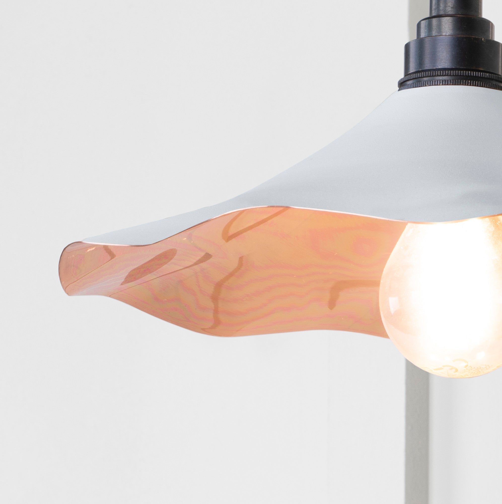 Smooth Copper Flora Wall Light | Smooth Copper Flock - From the Anvil - EB London