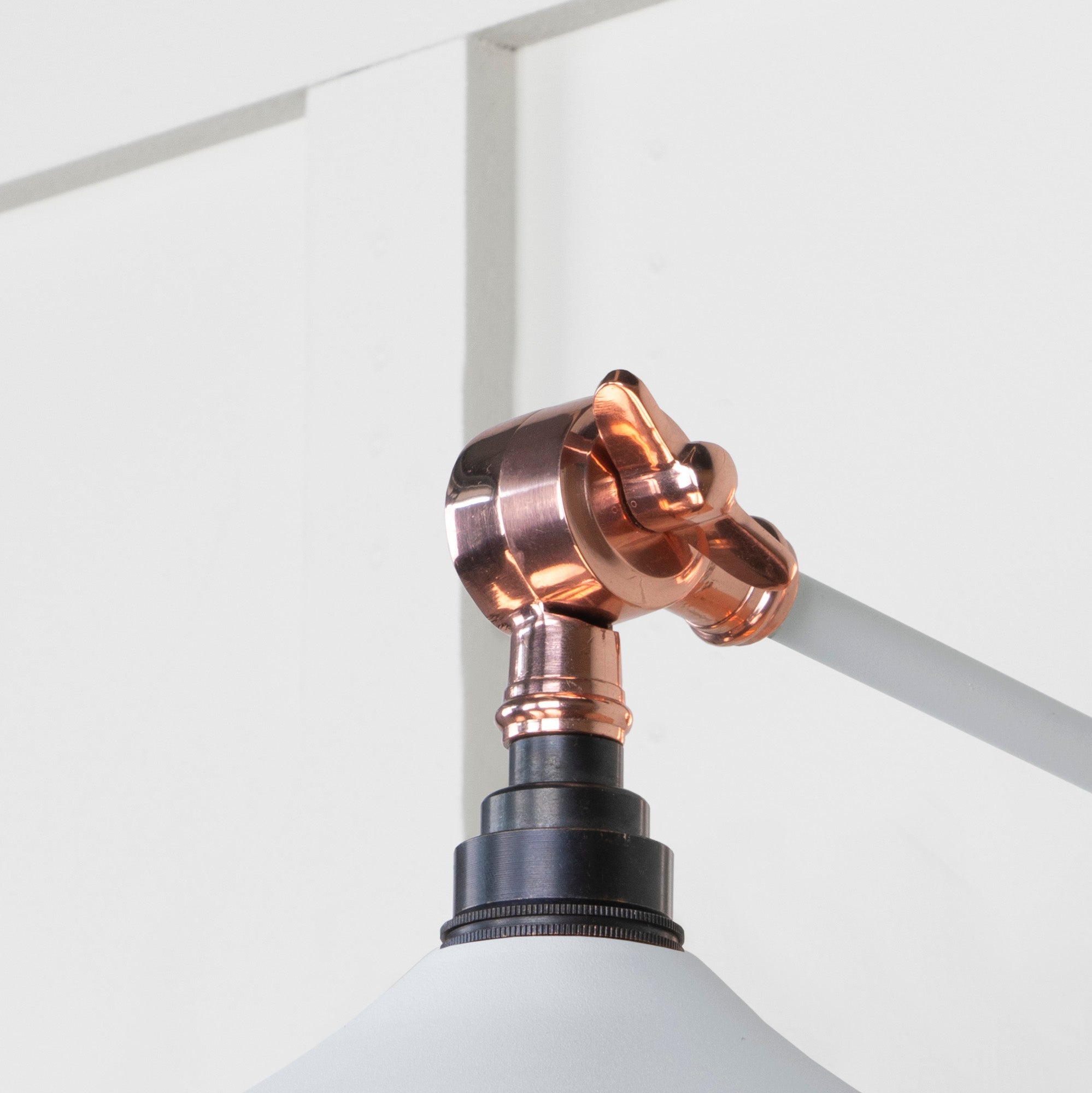 Smooth Copper Flora Wall Light | Smooth Copper Flock - From the Anvil - EB London