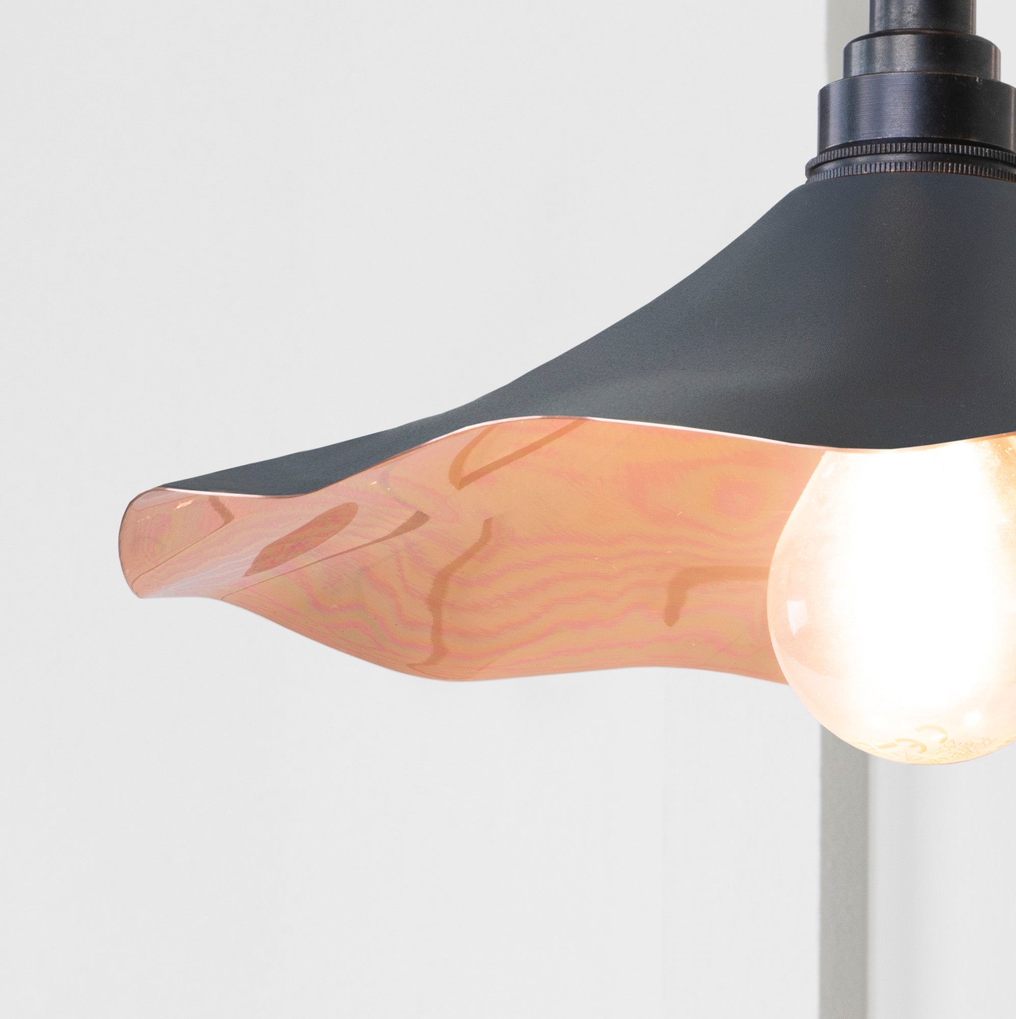 Smooth Copper Flora Wall Light | Smooth Copper Slate - From the Anvil - EB London