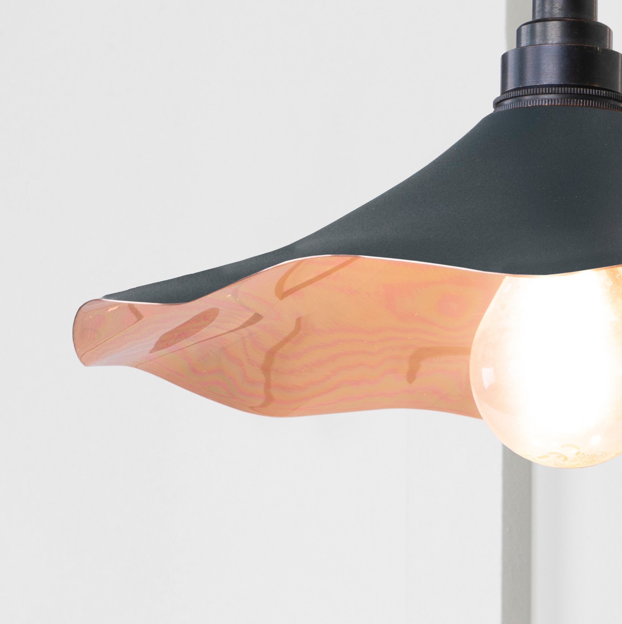 Smooth Copper Flora Wall Light | Smooth Copper Soot - From the Anvil - EB London