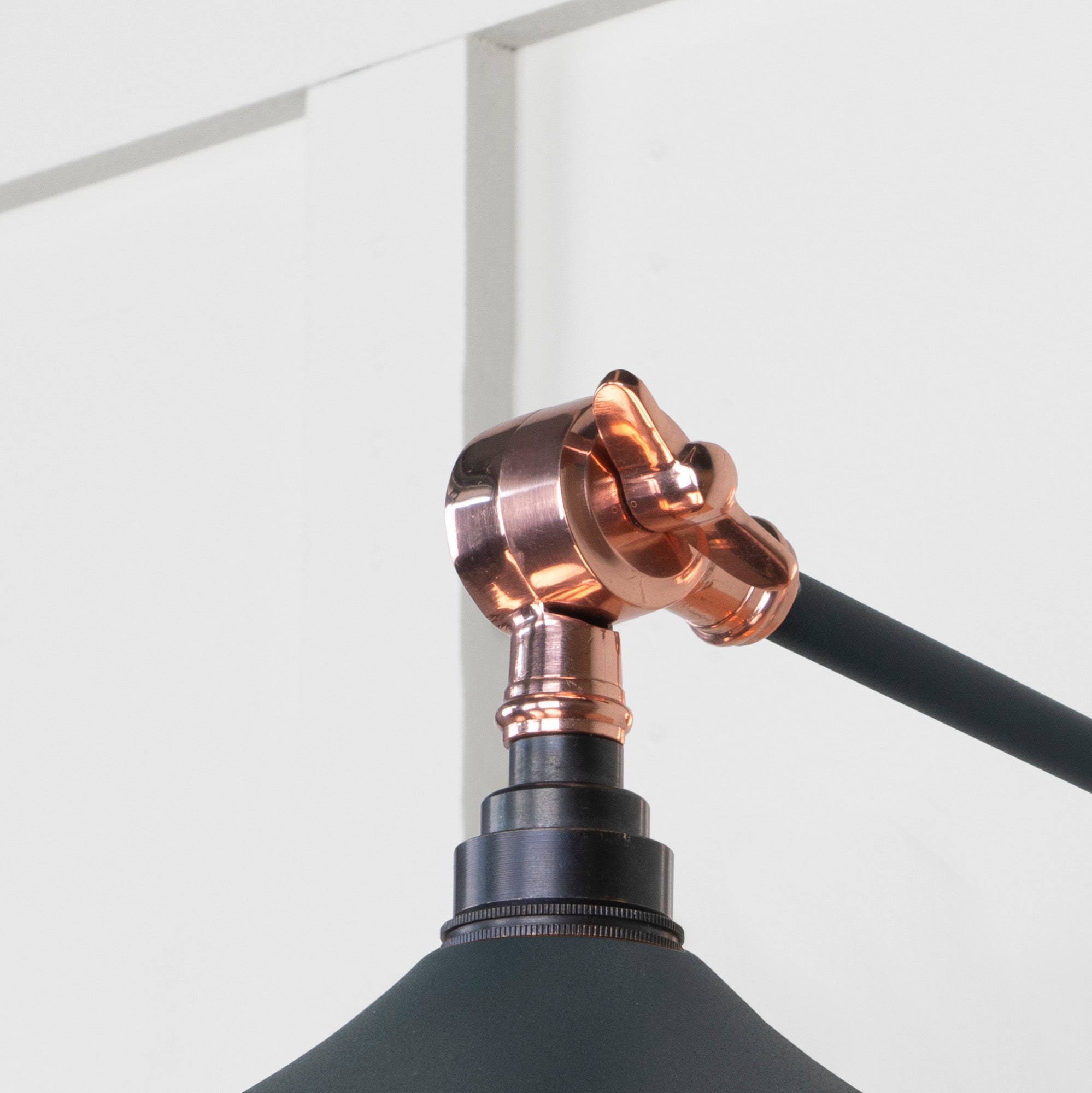 Smooth Copper Flora Wall Light | Smooth Copper Soot - From the Anvil - EB London