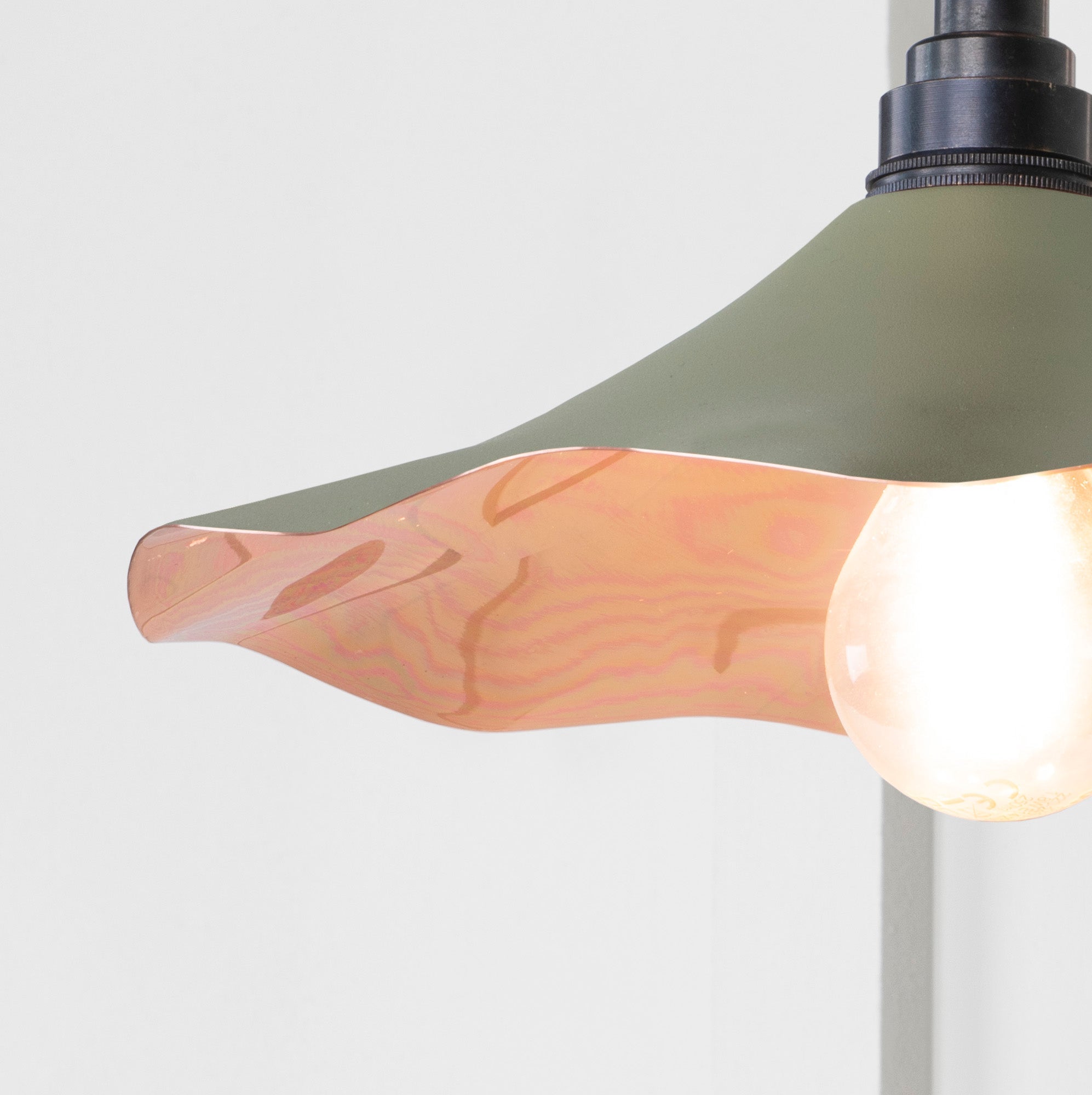 Smooth Copper Flora Wall Light | Smooth Copper Tump - From the Anvil - EB London