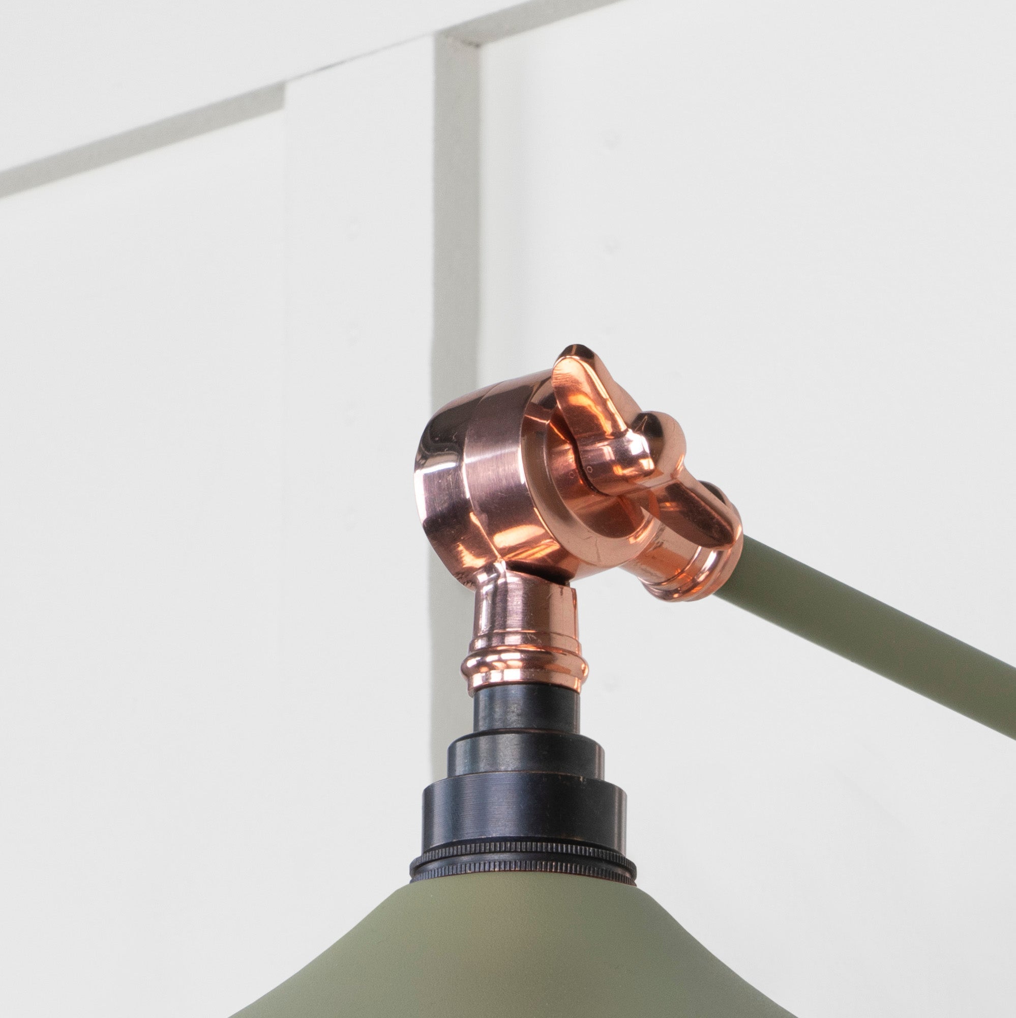Smooth Copper Flora Wall Light | Smooth Copper Tump - From the Anvil - EB London