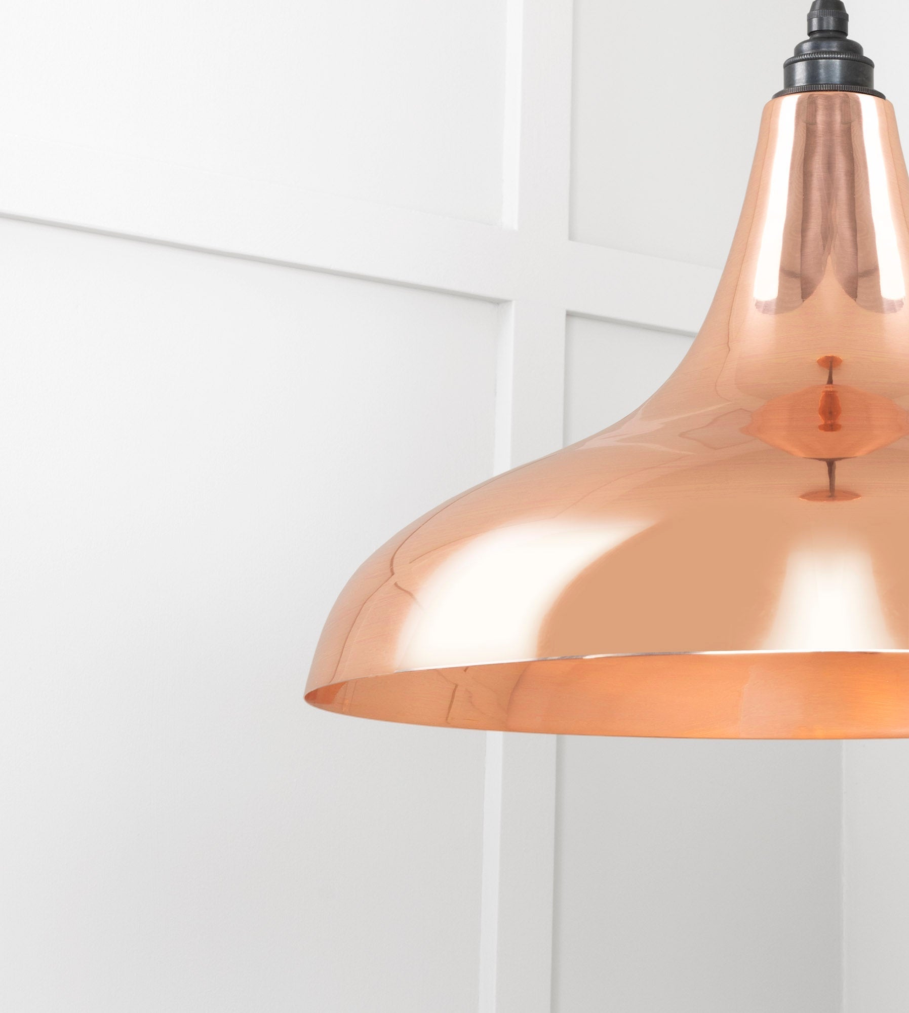 Smooth Copper Frankley Pendant | Bare - From The Anvil - EB London