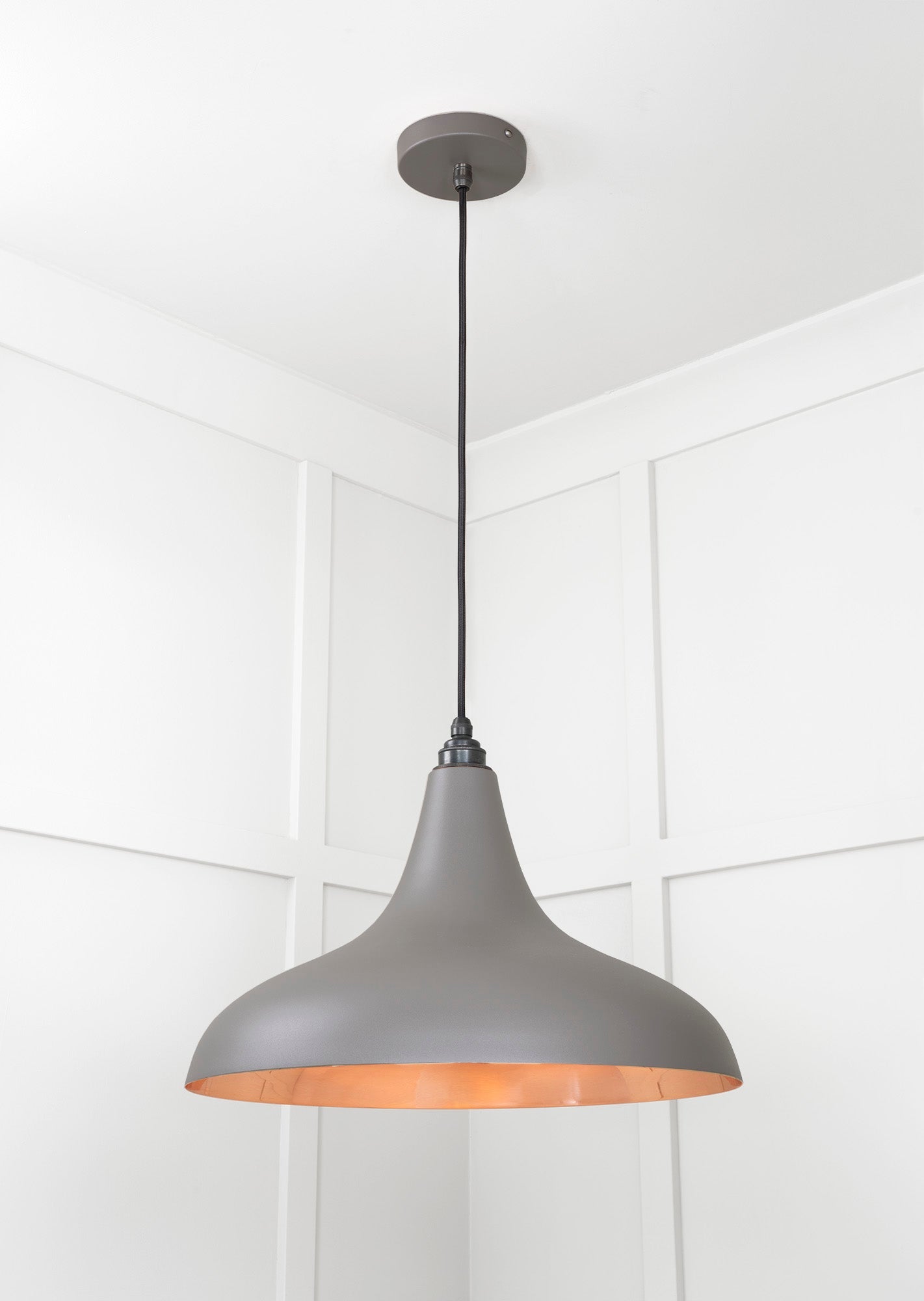 Smooth Copper Frankley Pendant | Bluff - From The Anvil - EB London