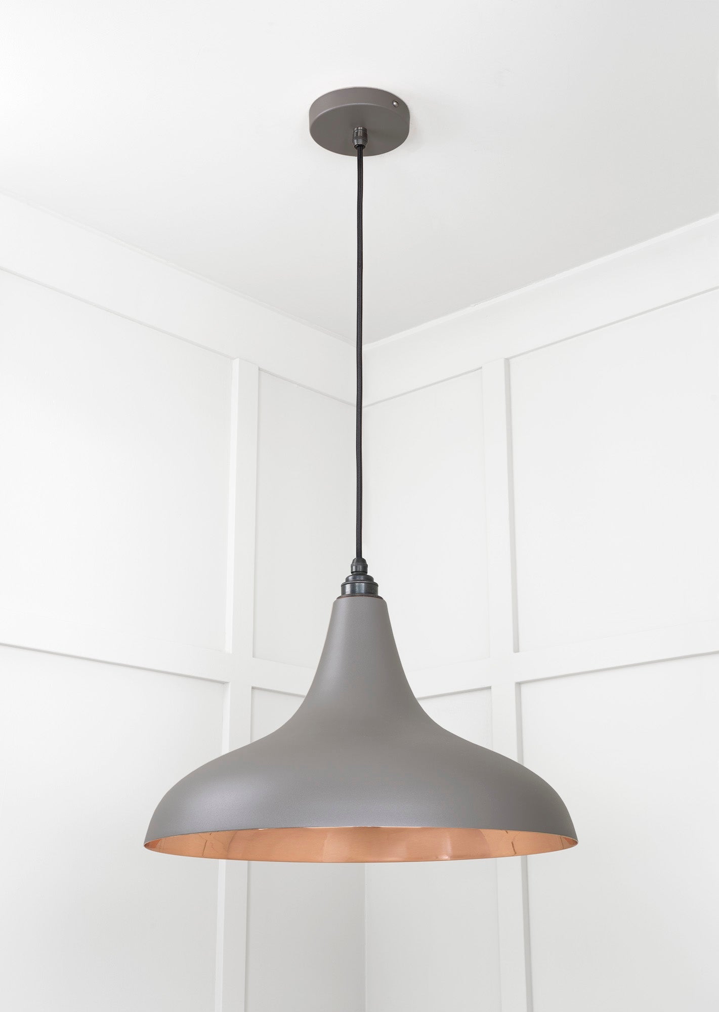 Smooth Copper Frankley Pendant | Bluff - From The Anvil - EB London