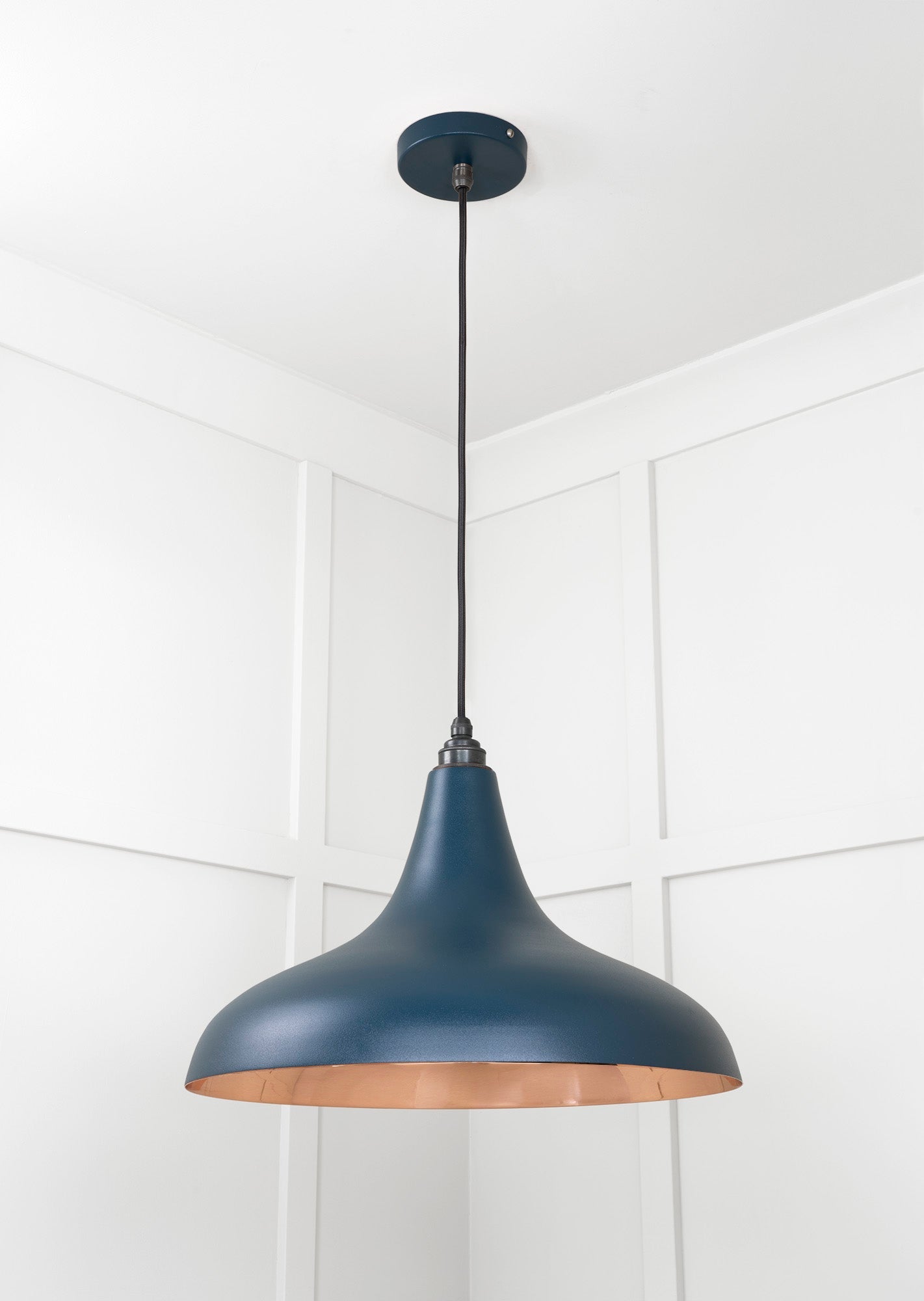 Smooth Copper Frankley Pendant | Dusk - From The Anvil - EB London