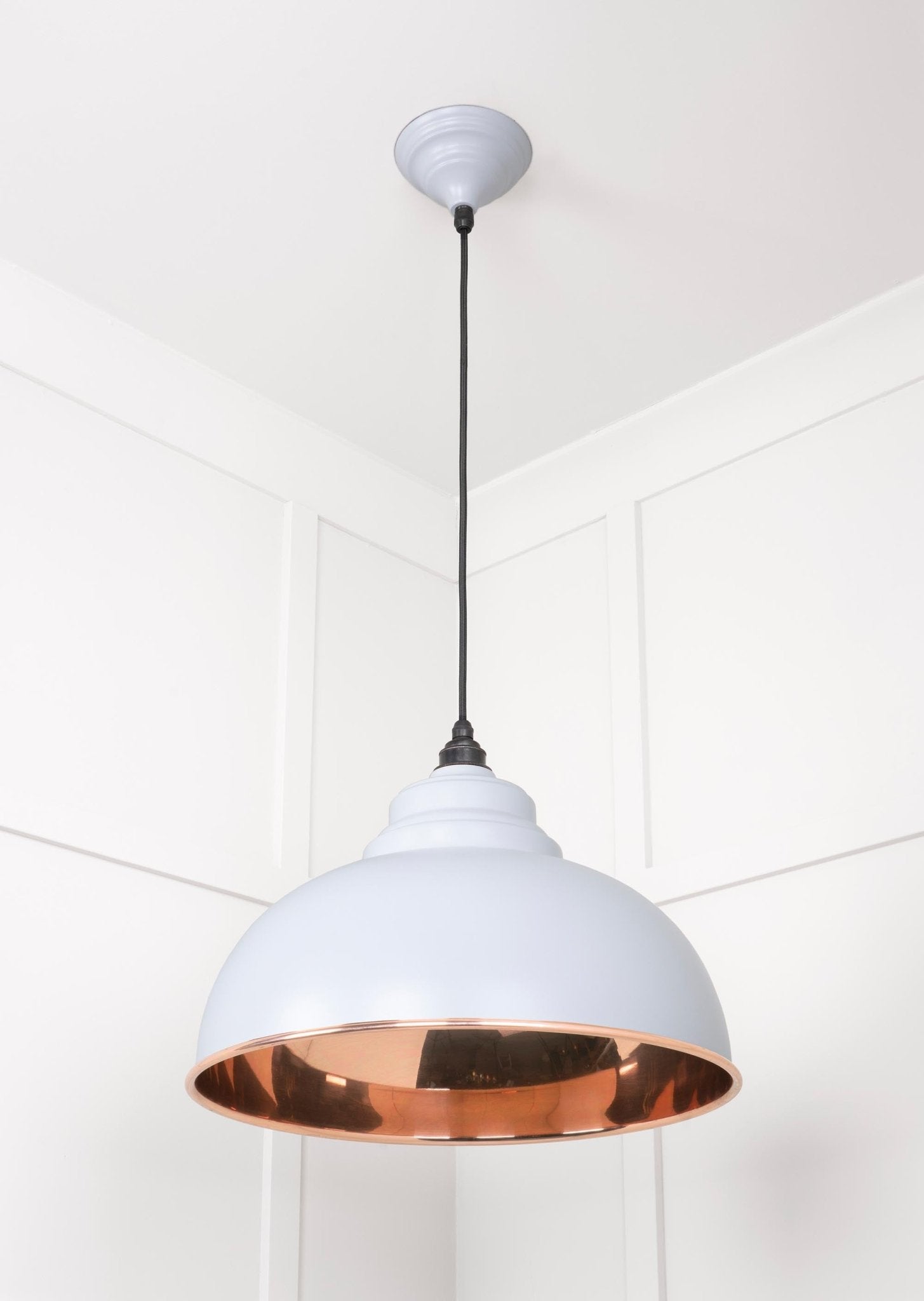 Smooth Copper Harborne Pendant | Birch - From The Anvil - EB London