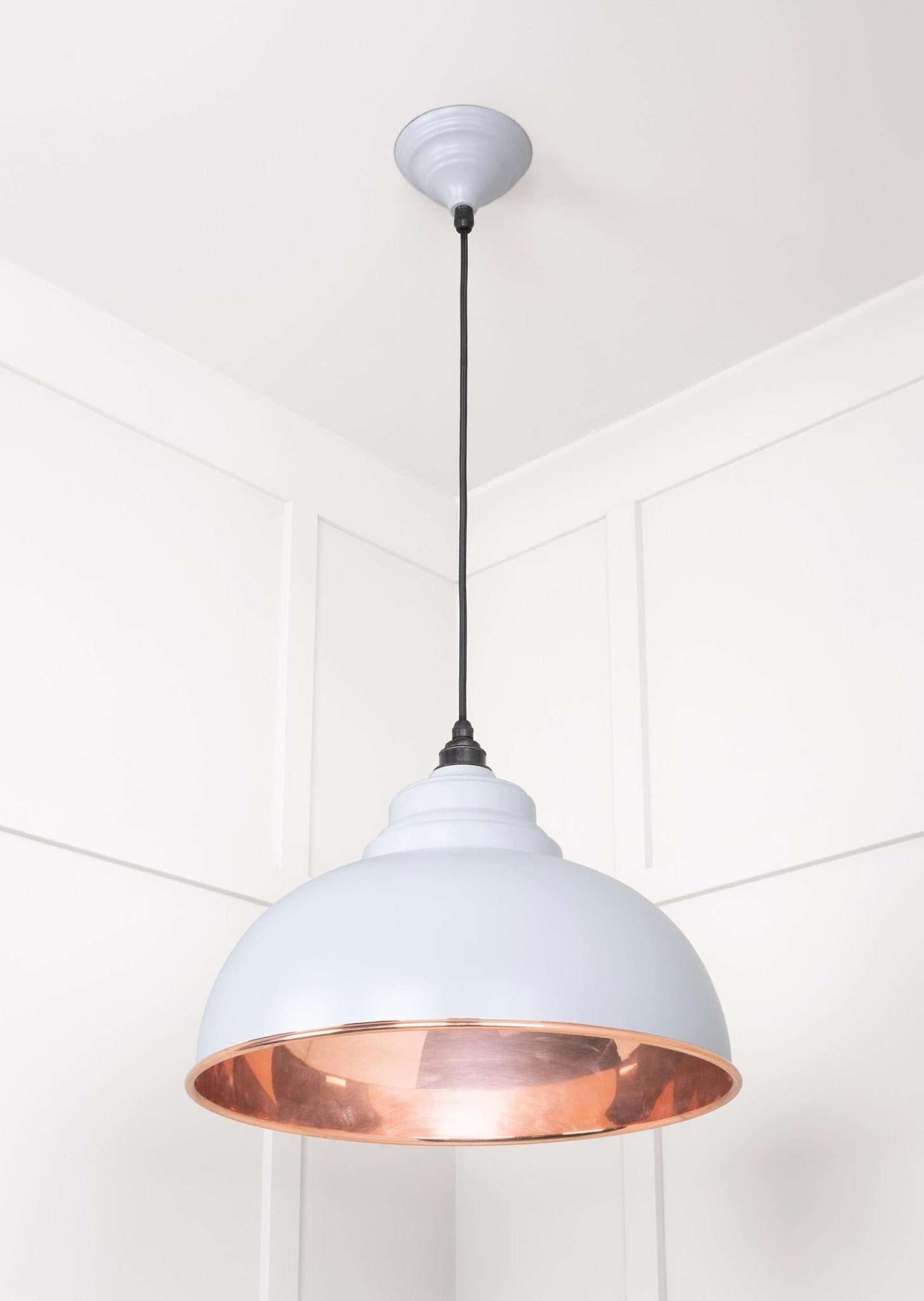 Smooth Copper Harborne Pendant | Birch - From The Anvil - EB London