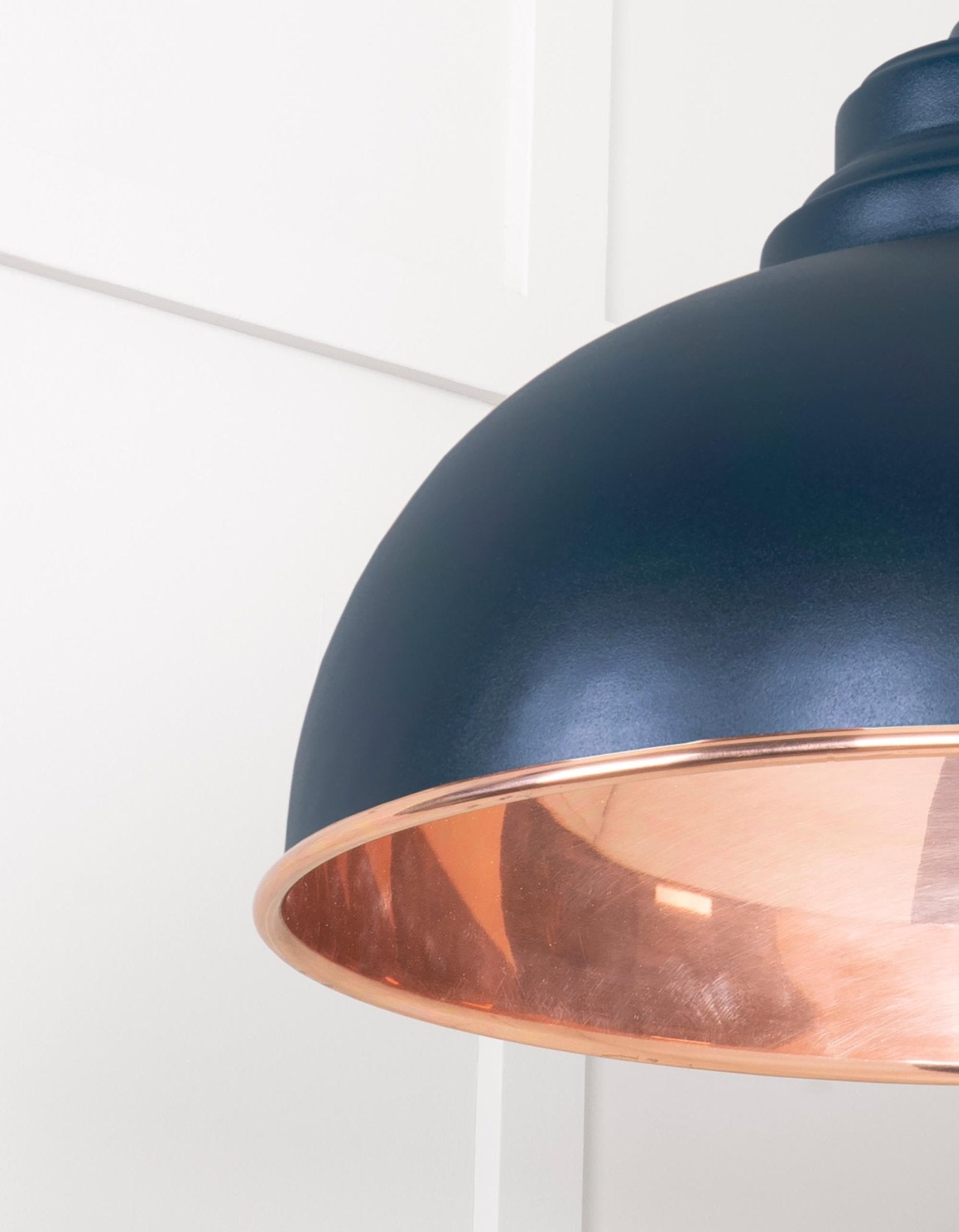 Smooth Copper Harborne Pendant | Dusk - From The Anvil - EB London