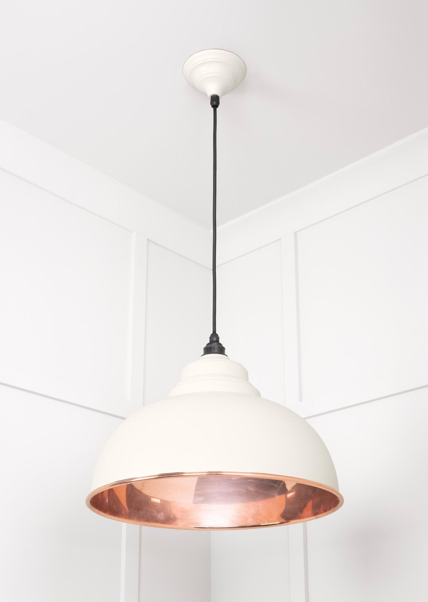 Smooth Copper Harborne Pendant | Teasel - From The Anvil - EB London