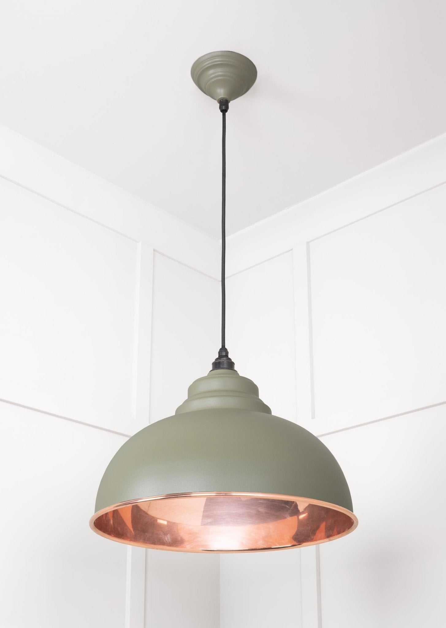 Smooth Copper Harborne Pendant | Tump - From The Anvil - EB London