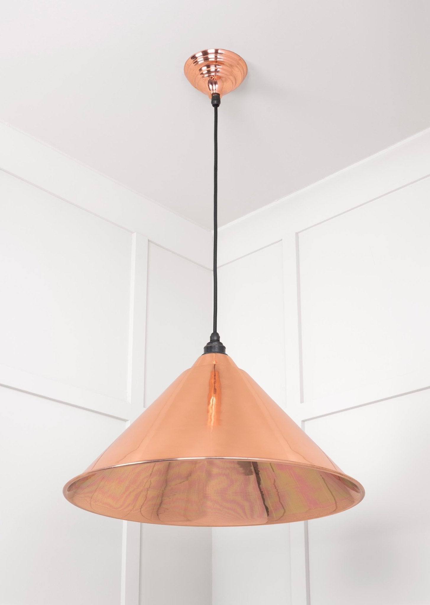 Smooth Copper Hockley Pendant | Bare - From The Anvil - EB London