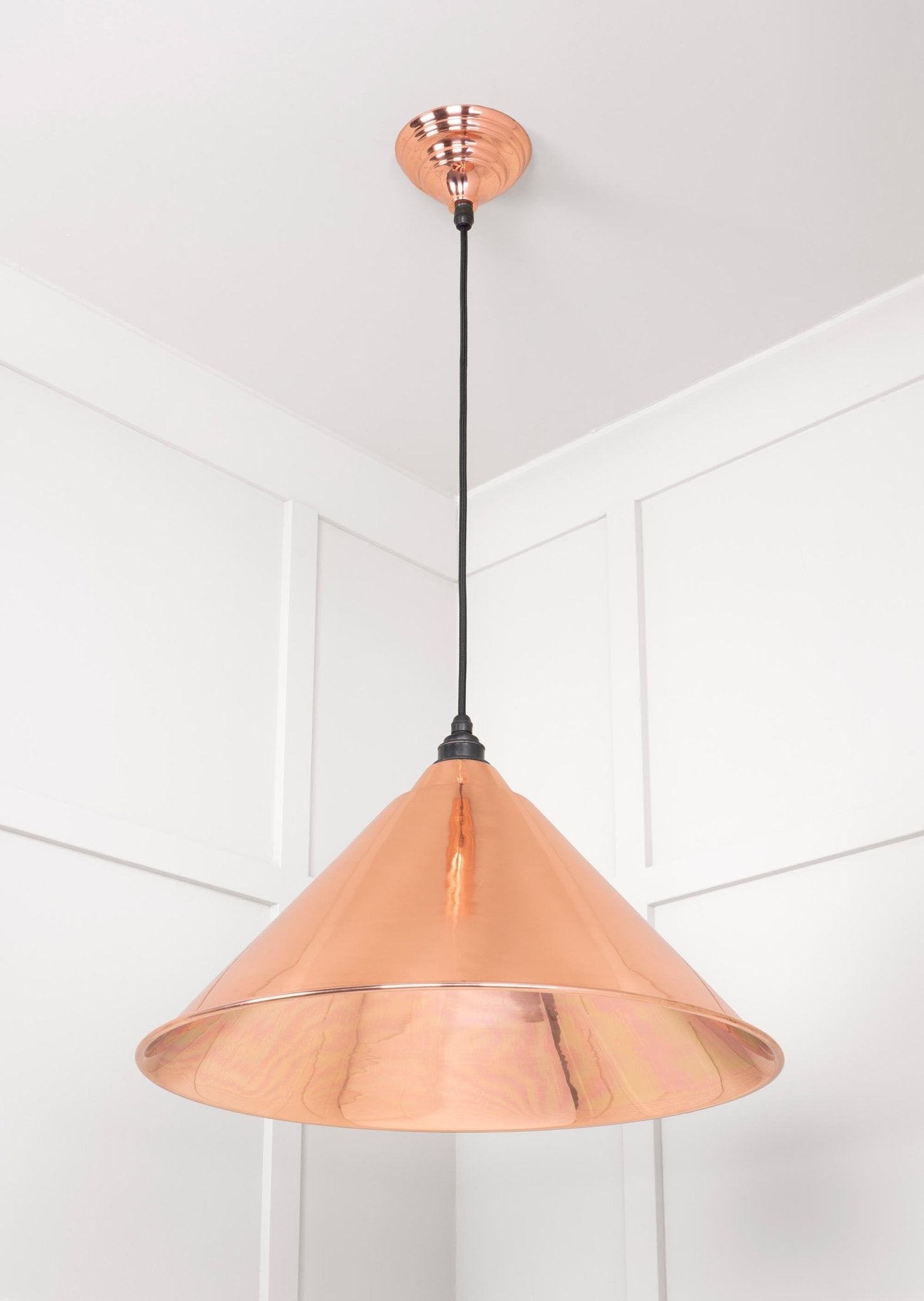 Smooth Copper Hockley Pendant | Bare - From The Anvil - EB London