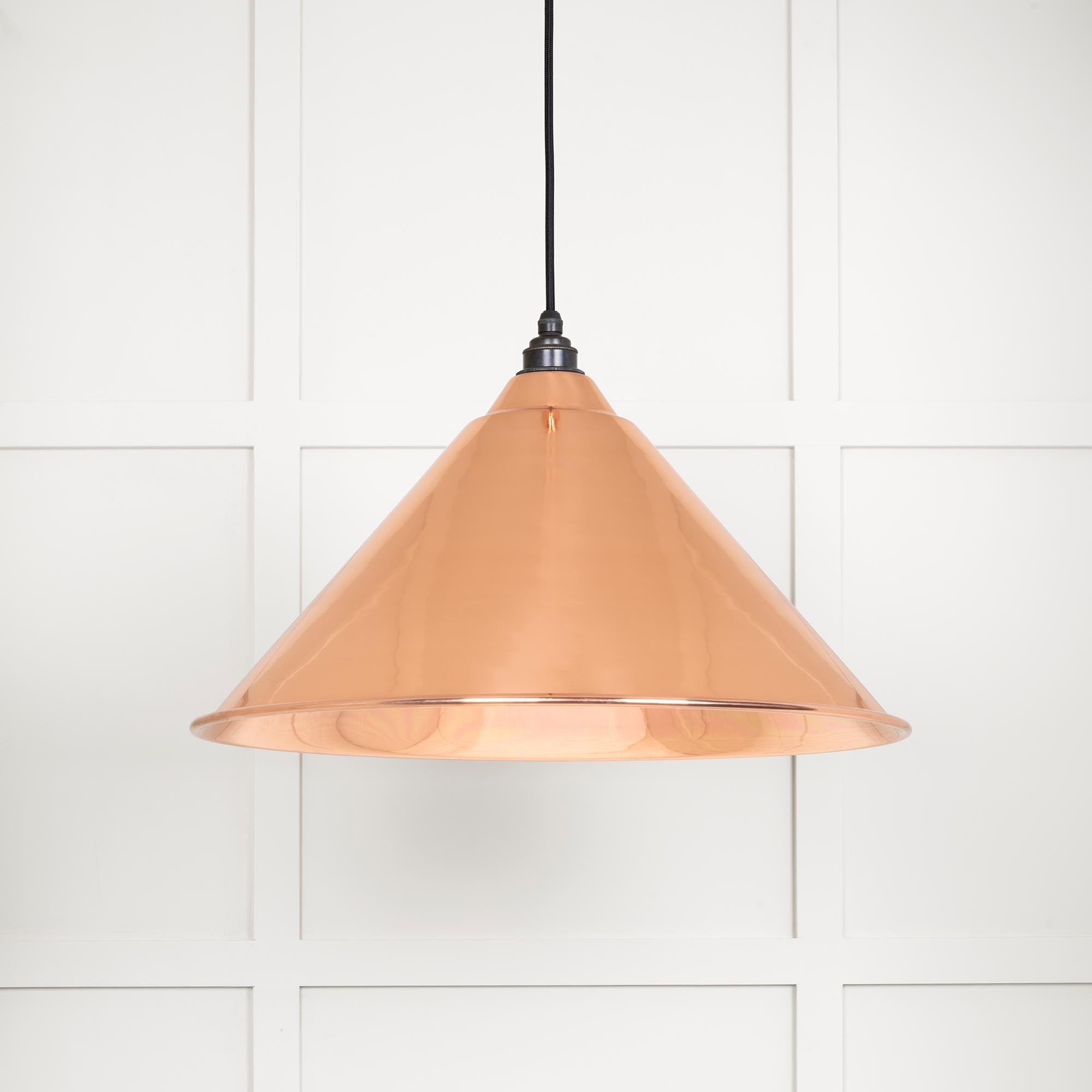 Smooth Copper Hockley Pendant | Bare - From The Anvil - EB London