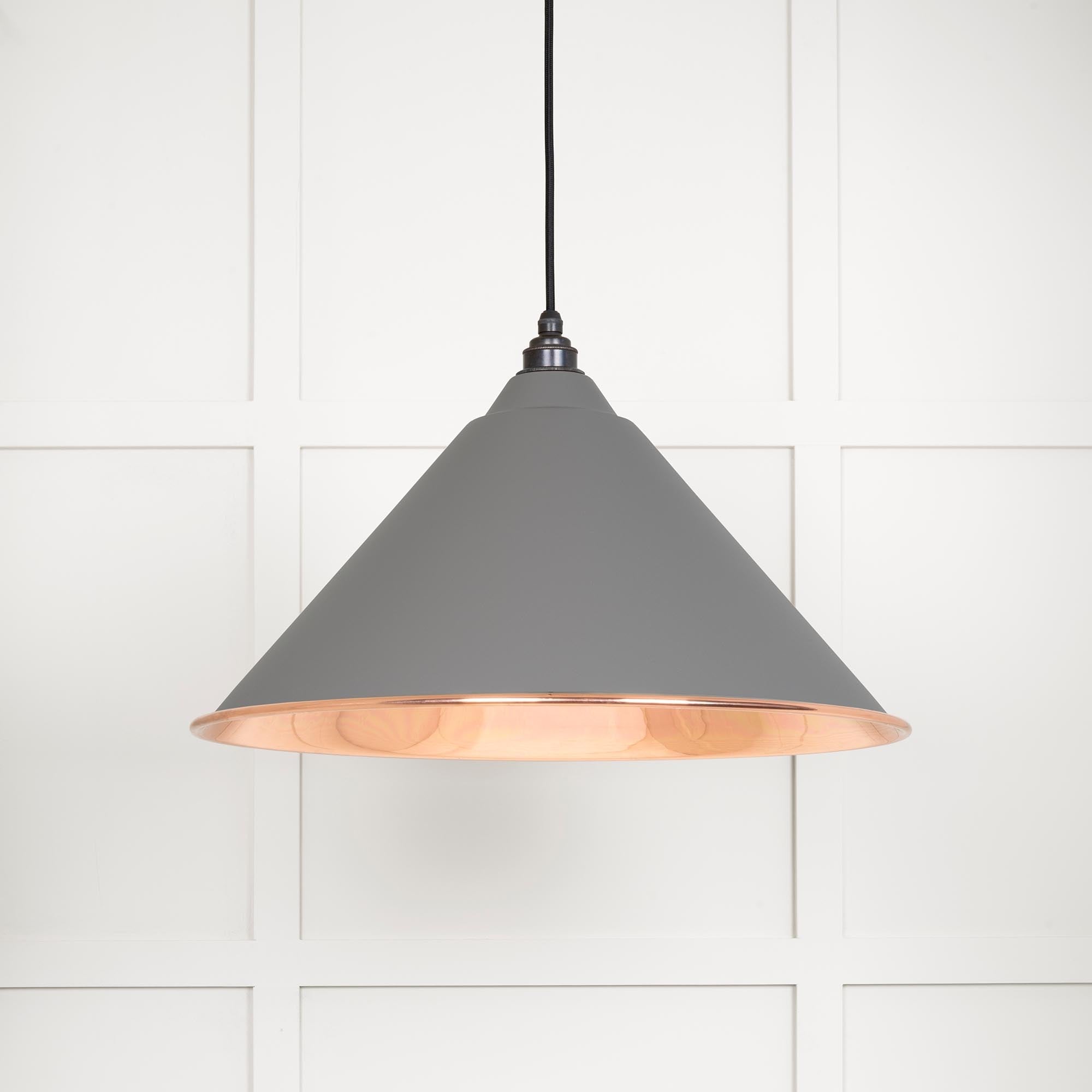 Smooth Copper Hockley Pendant |Bluff - From The Anvil - EB London
