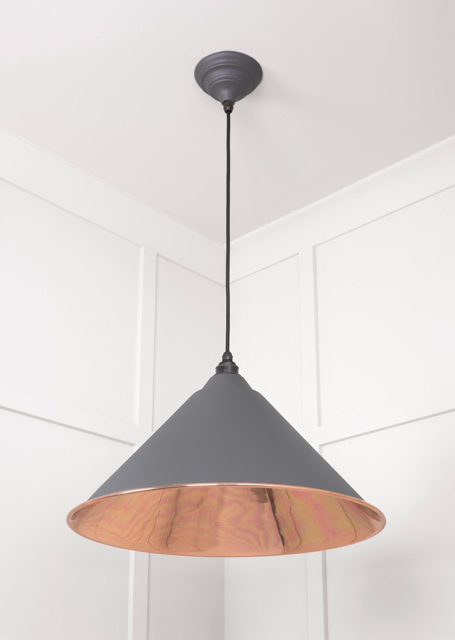 Smooth Copper Hockley Pendant |Bluff - From The Anvil - EB London
