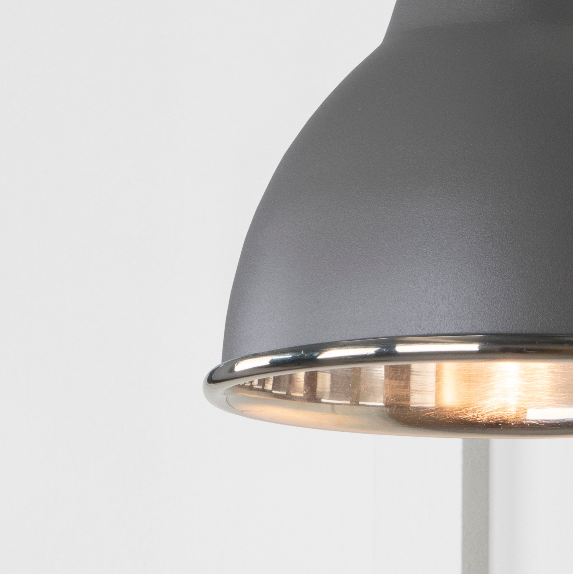 Smooth Nickel Brindley Wall Light | Smooth Nickel Bluff - From the Anvil - EB London