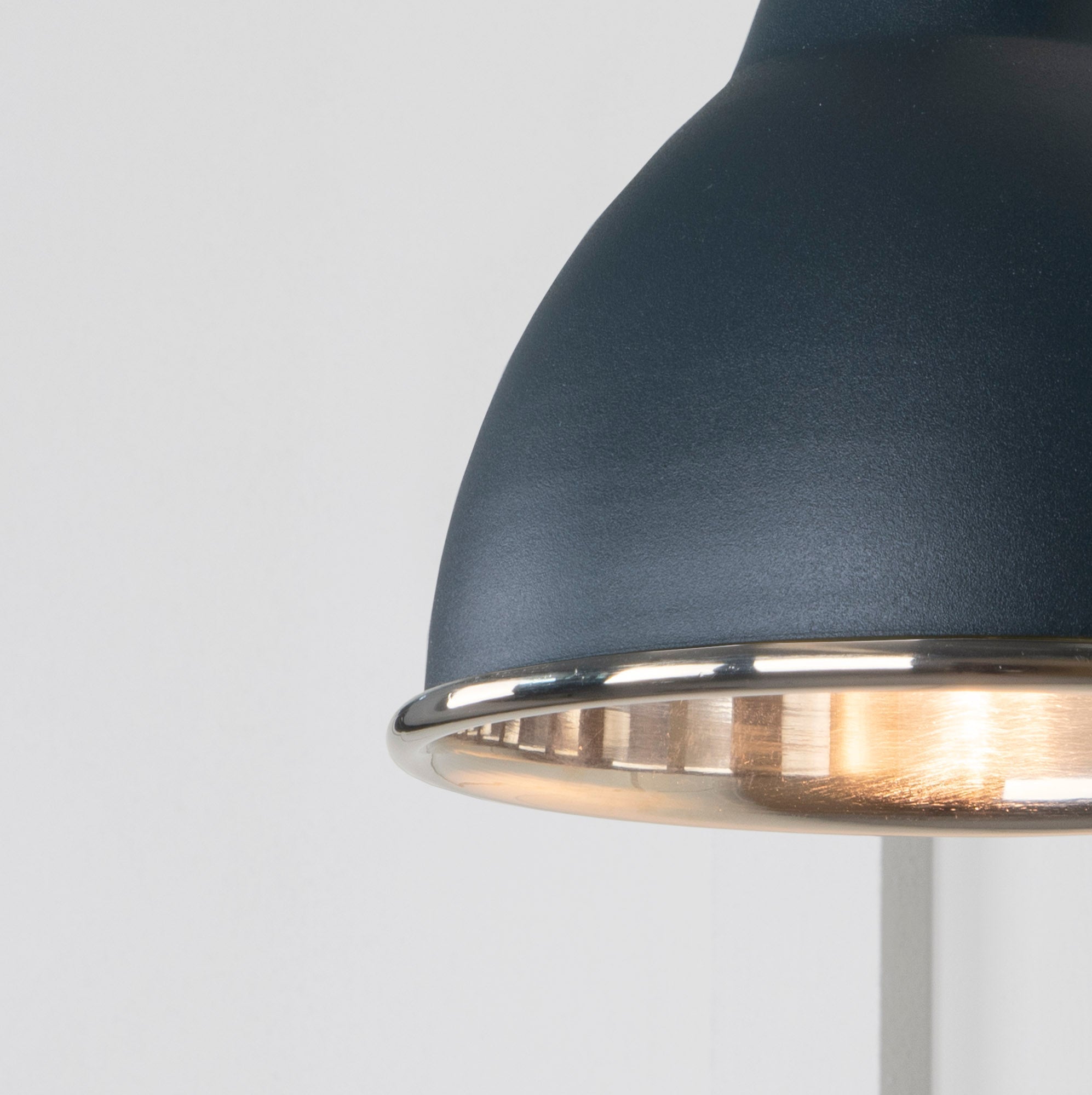 Smooth Nickel Brindley Wall Light | Smooth Nickel Soot - From the Anvil - EB London